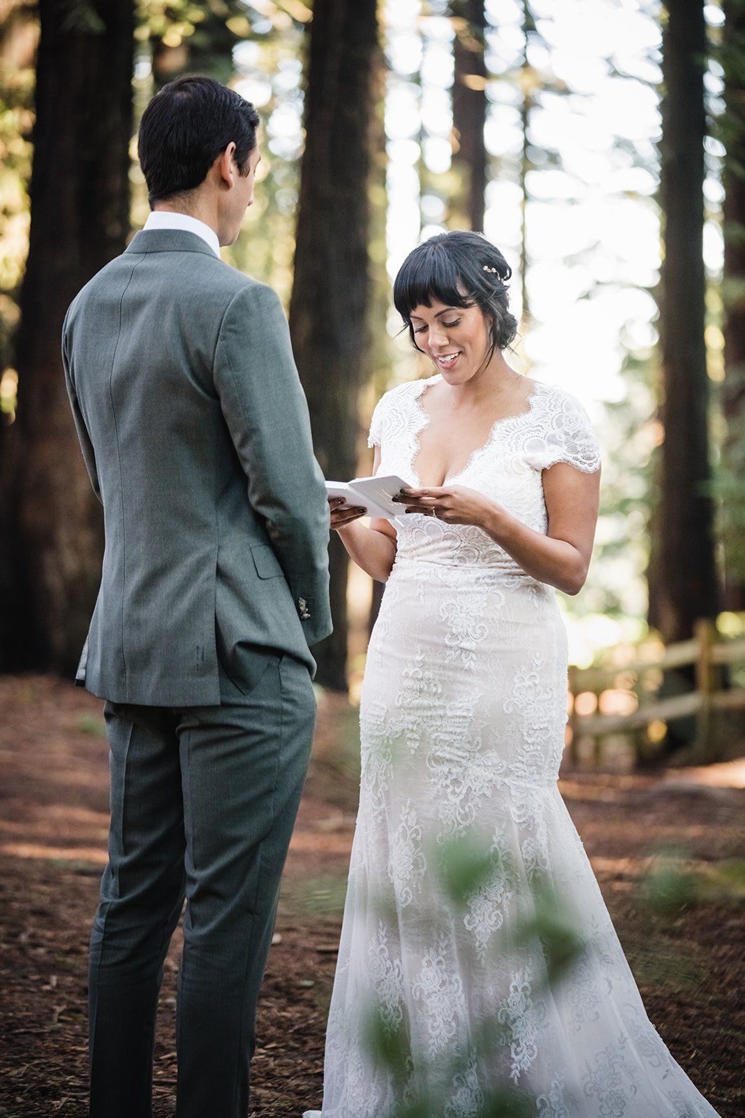 redwoods park ceremony + graduate berkeley reception (with a bus), Under the Redwoods at Roberts Regional, a Two-Venue Berkeley Wedding