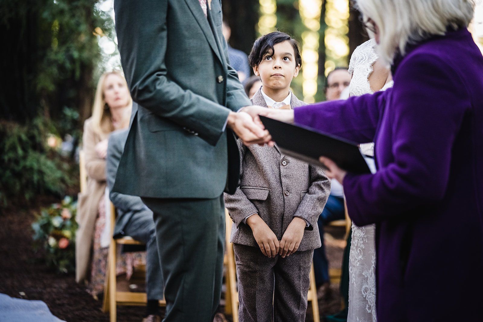 redwoods park ceremony + graduate berkeley reception (with a bus), Under the Redwoods at Roberts Regional, a Two-Venue Berkeley Wedding