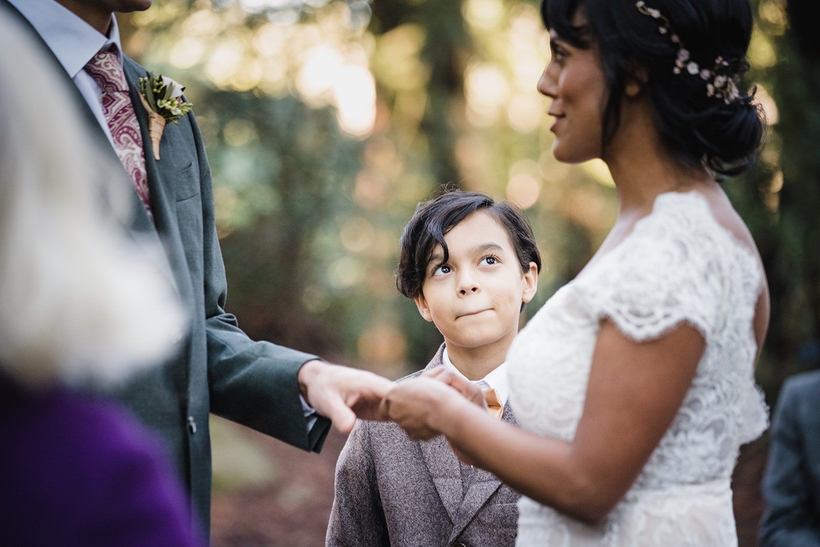 redwoods park ceremony + graduate berkeley reception (with a bus), Under the Redwoods at Roberts Regional, a Two-Venue Berkeley Wedding