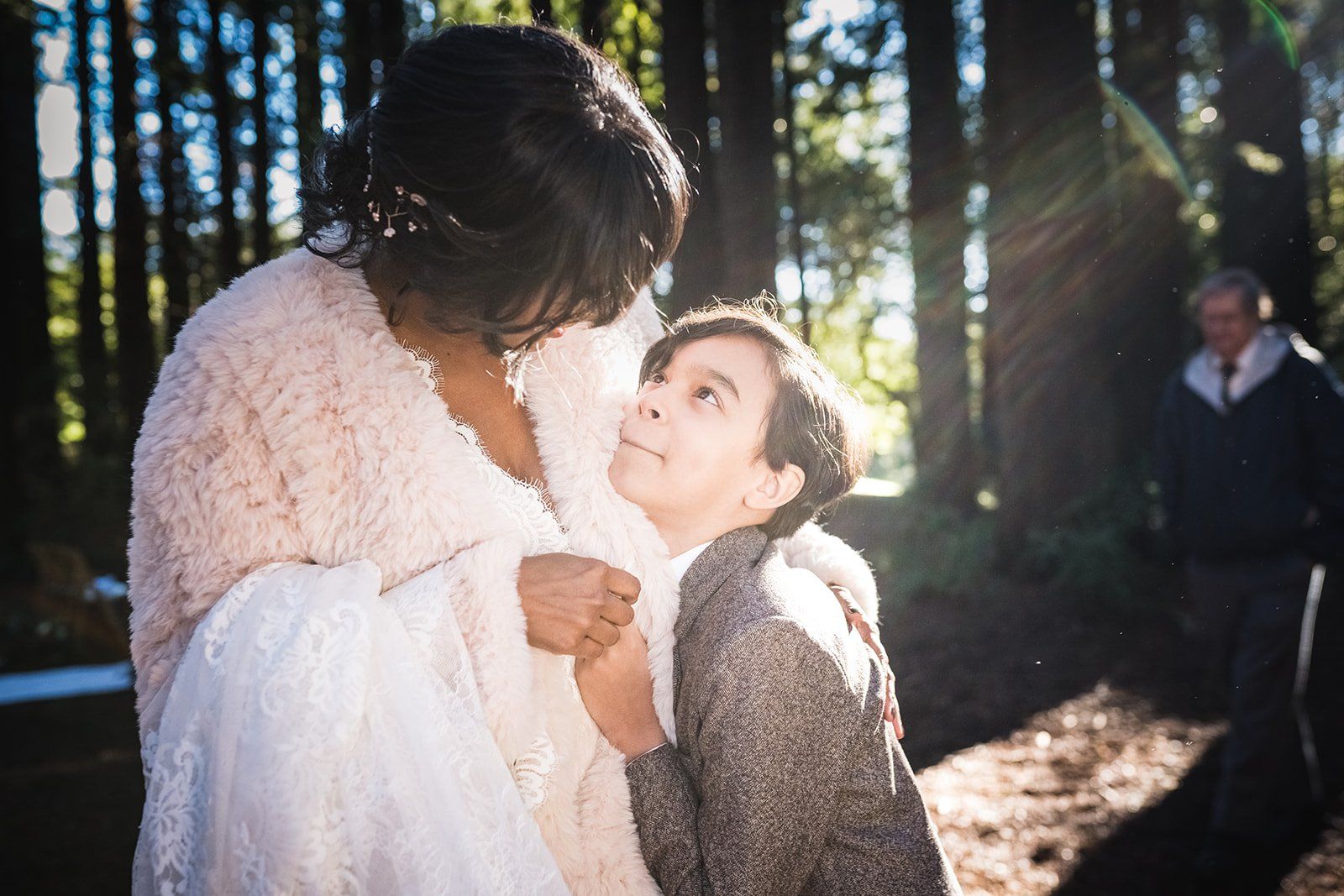 redwoods park ceremony + graduate berkeley reception (with a bus), Portraits and a First Dance in the Grove