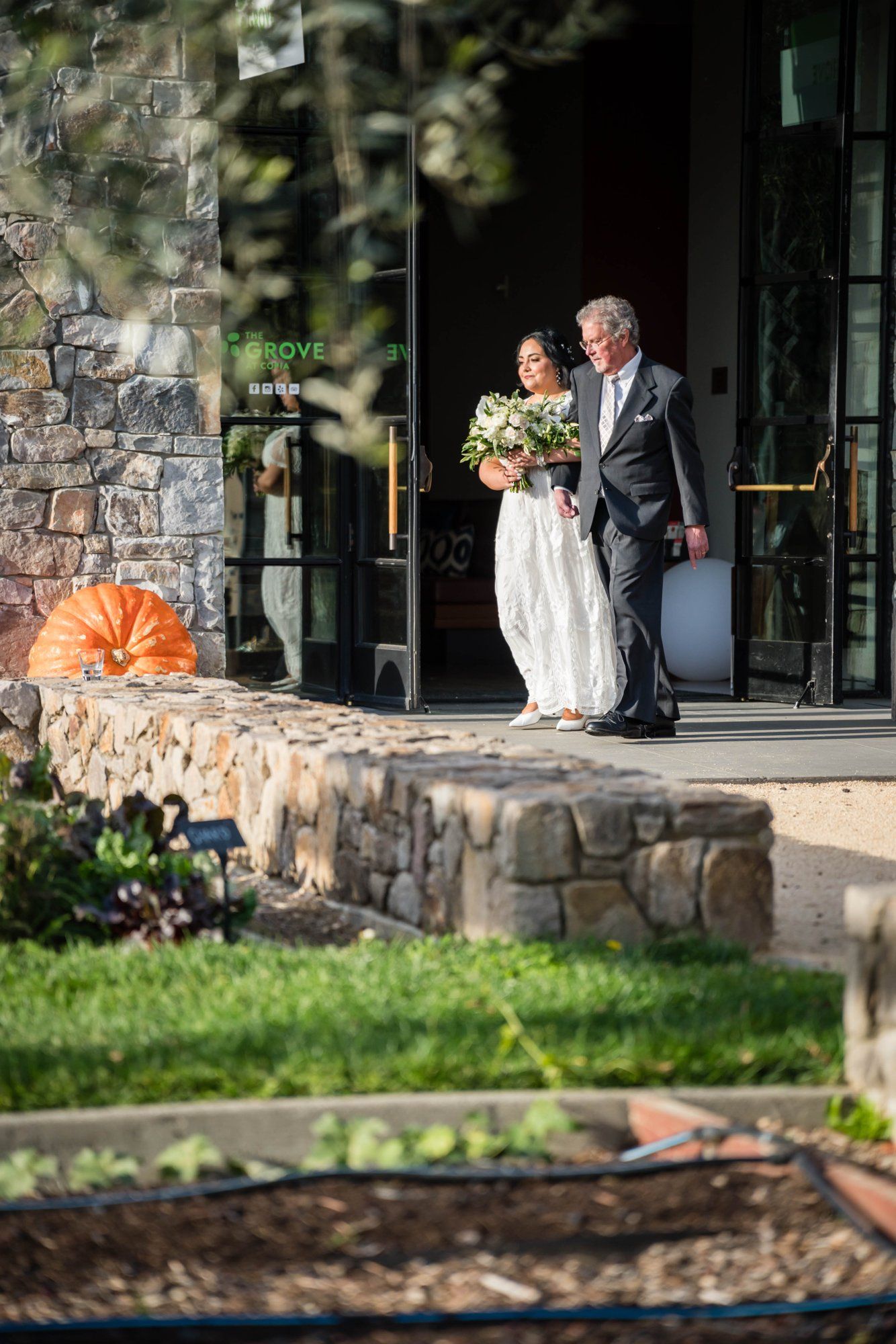 culinary micro wedding at the CIA at copia, napa, A Sand Ceremony in the Culinary Garden at Copia