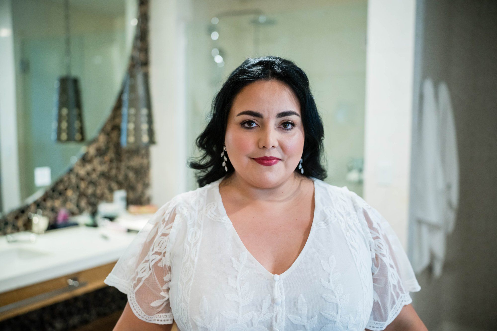 A culinary micro wedding at the CIA at Copia, Getting Ready at the Archer Hotel