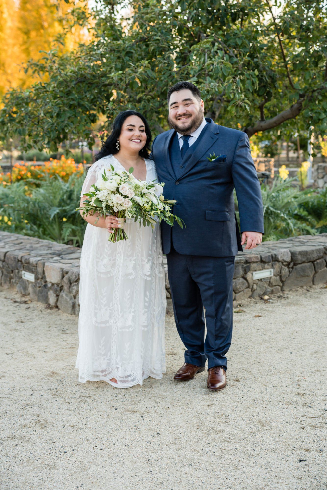 A culinary micro wedding at the CIA at Copia, Portraits on the Copia Grounds