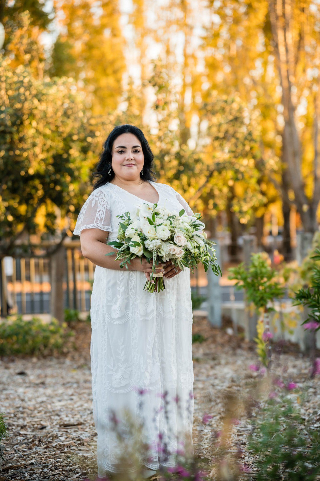 A culinary micro wedding at the CIA at Copia, Portraits on the Copia Grounds