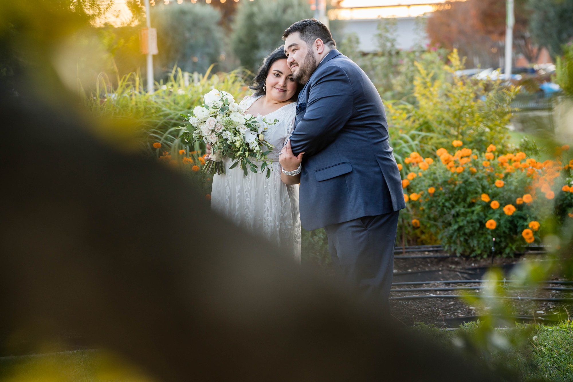 A culinary micro wedding at the CIA at Copia, Portraits on the Copia Grounds