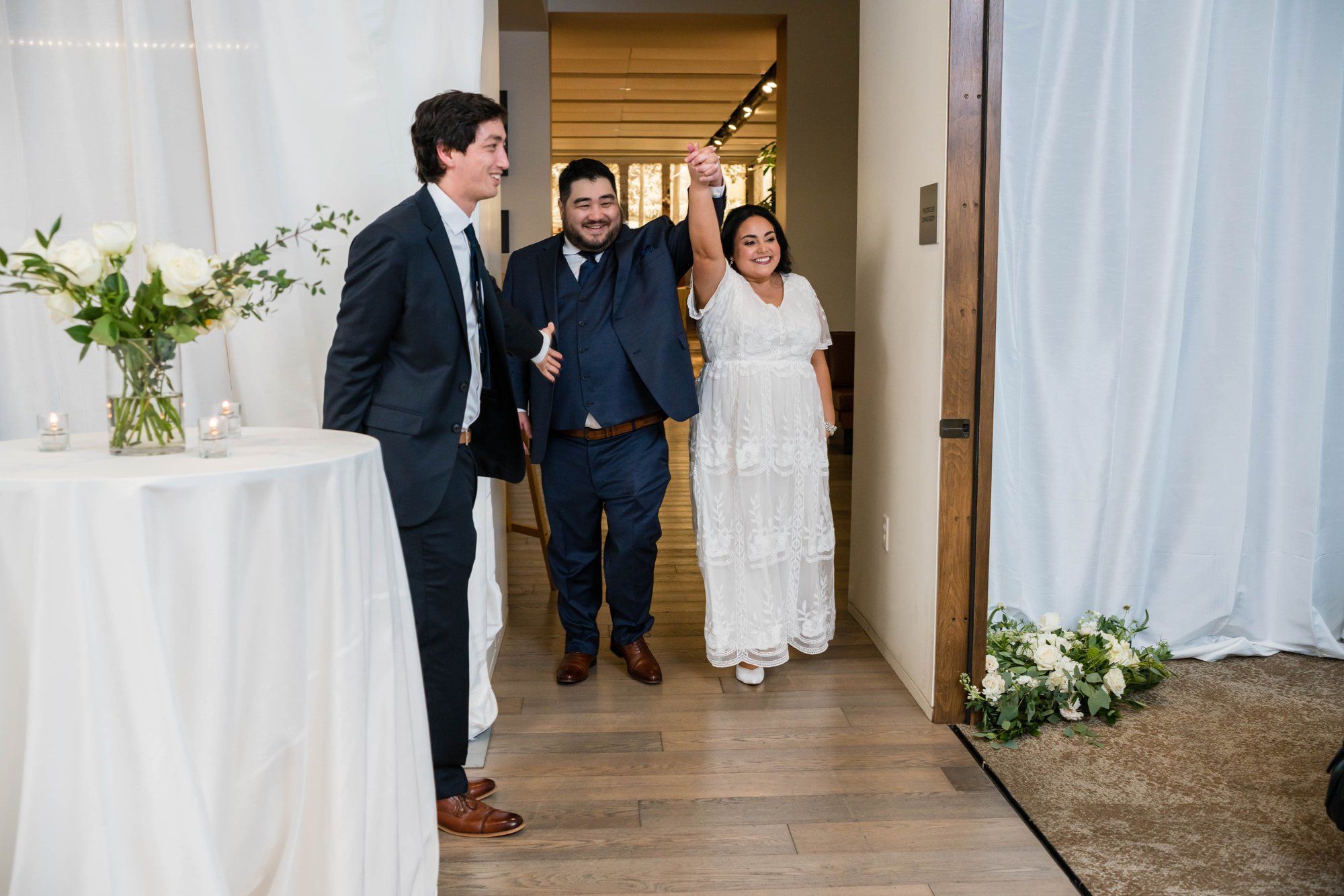 A culinary micro wedding at the CIA at Copia, Dinner at the Culinary Institute of America