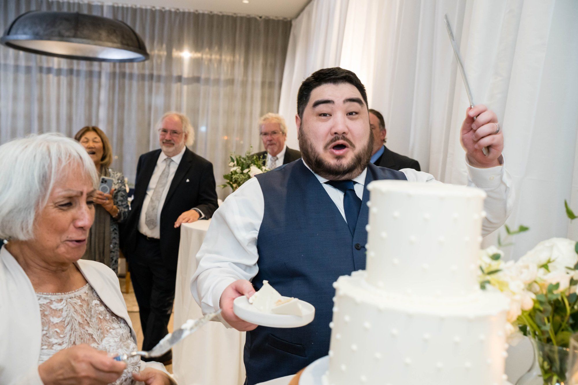 A culinary micro wedding at the CIA at Copia, Dinner at the Culinary Institute of America
