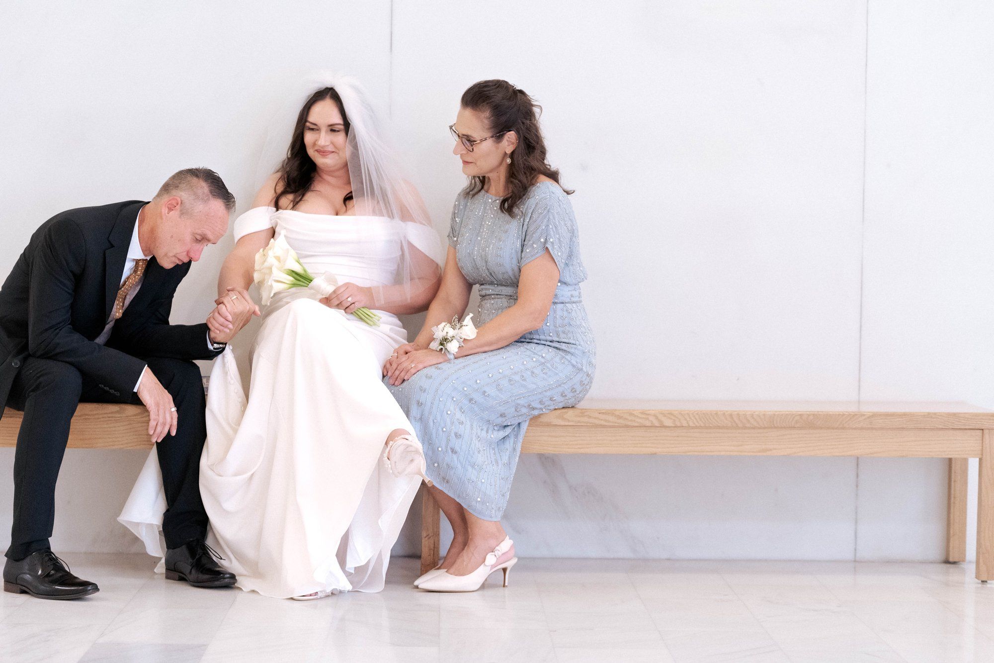 multicultural city hall elopement, Portraits Through the Multicultural City Hall Landmark