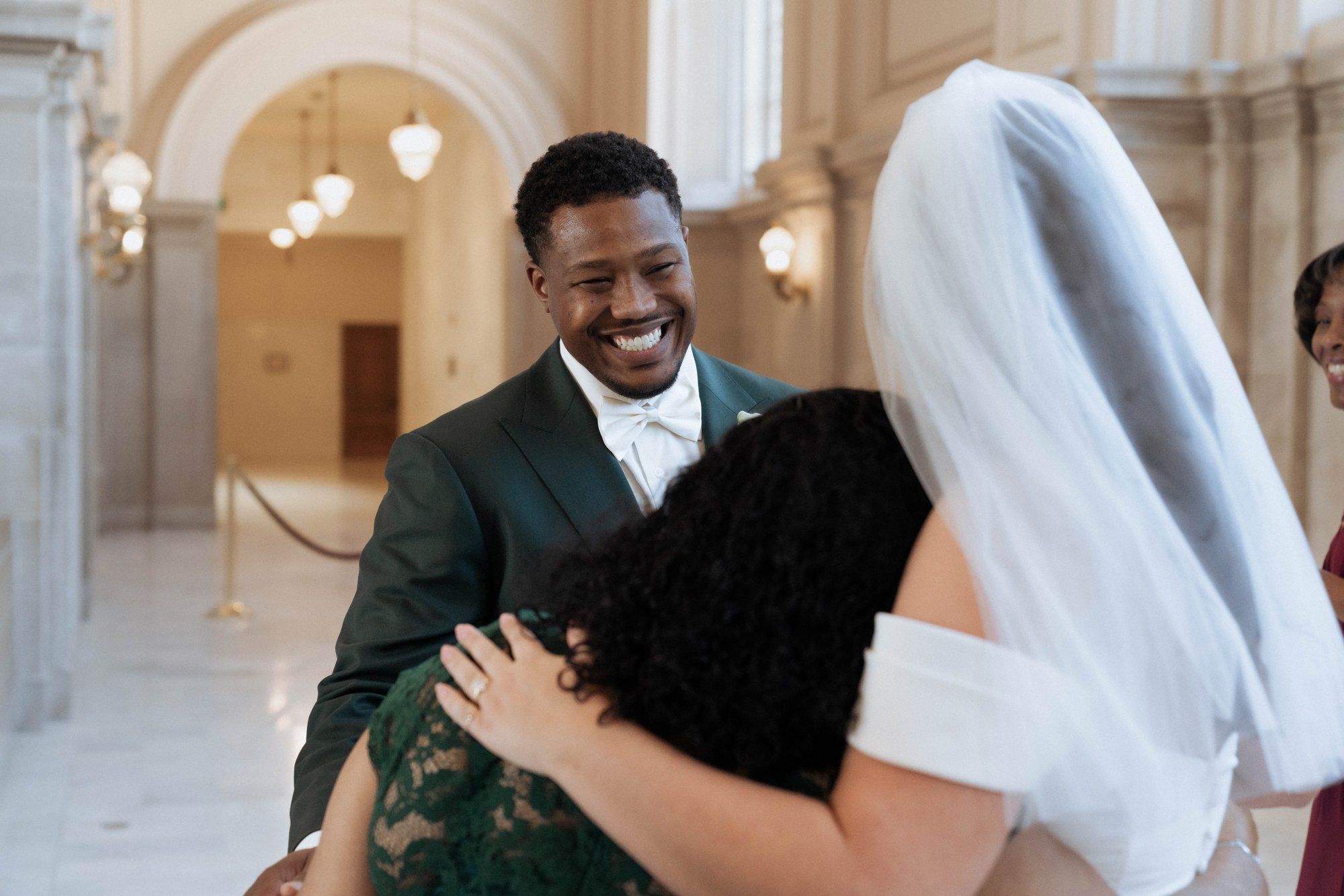 multicultural city hall elopement, Married Under the Dome, an Interracial SF City Hall Elopement
