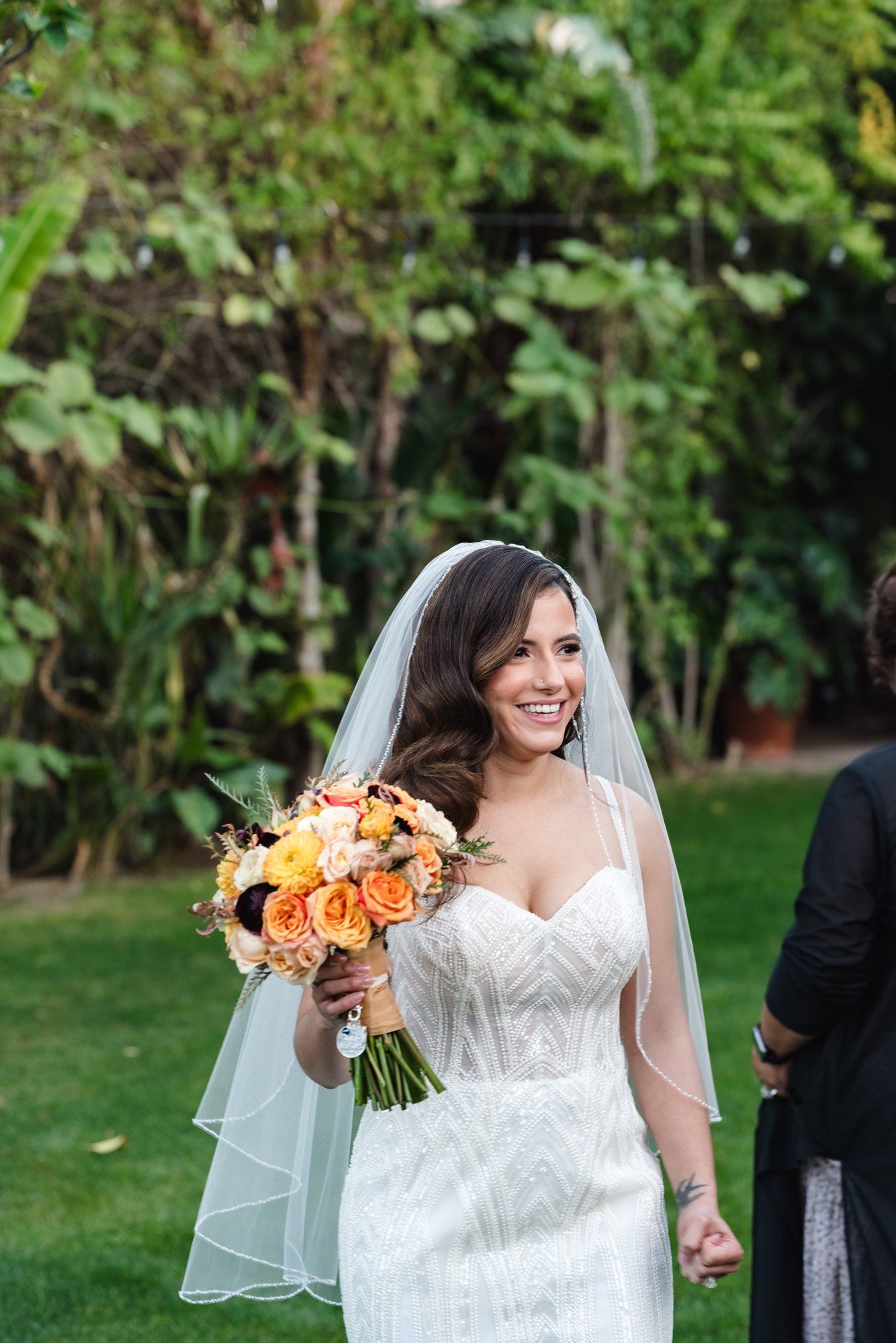 desert estate micro wedding at casa de monte vista, palm springs, Married in the Casa de Monte Vista Garden, a 20-Guest Palm Springs Estate Wedding