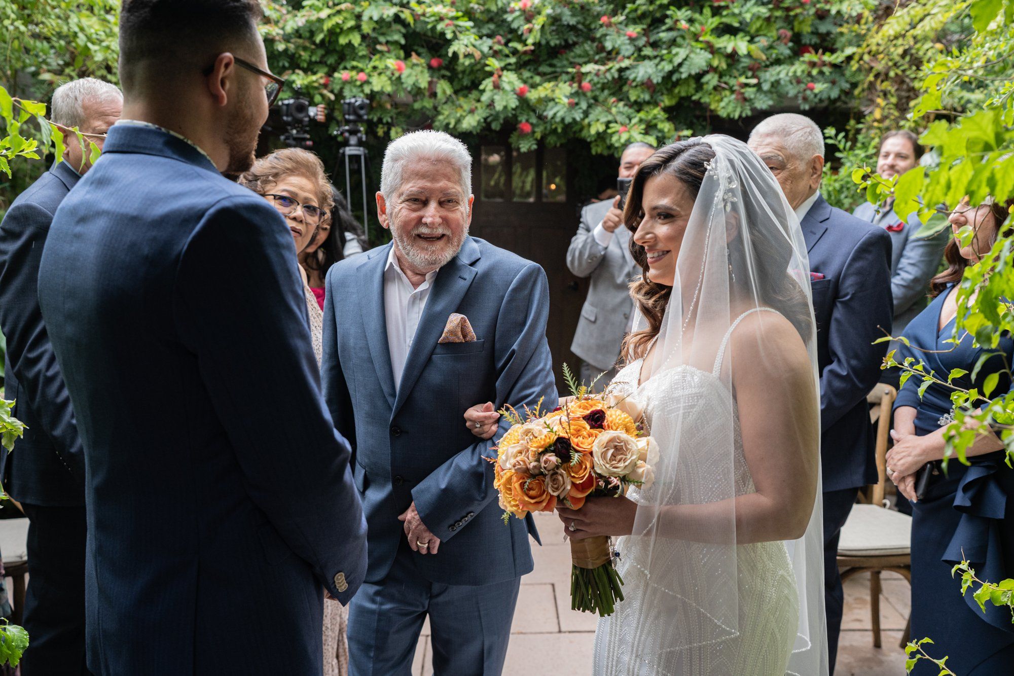 desert estate micro wedding at casa de monte vista, palm springs, Married in the Casa de Monte Vista Garden, a 20-Guest Palm Springs Estate Wedding