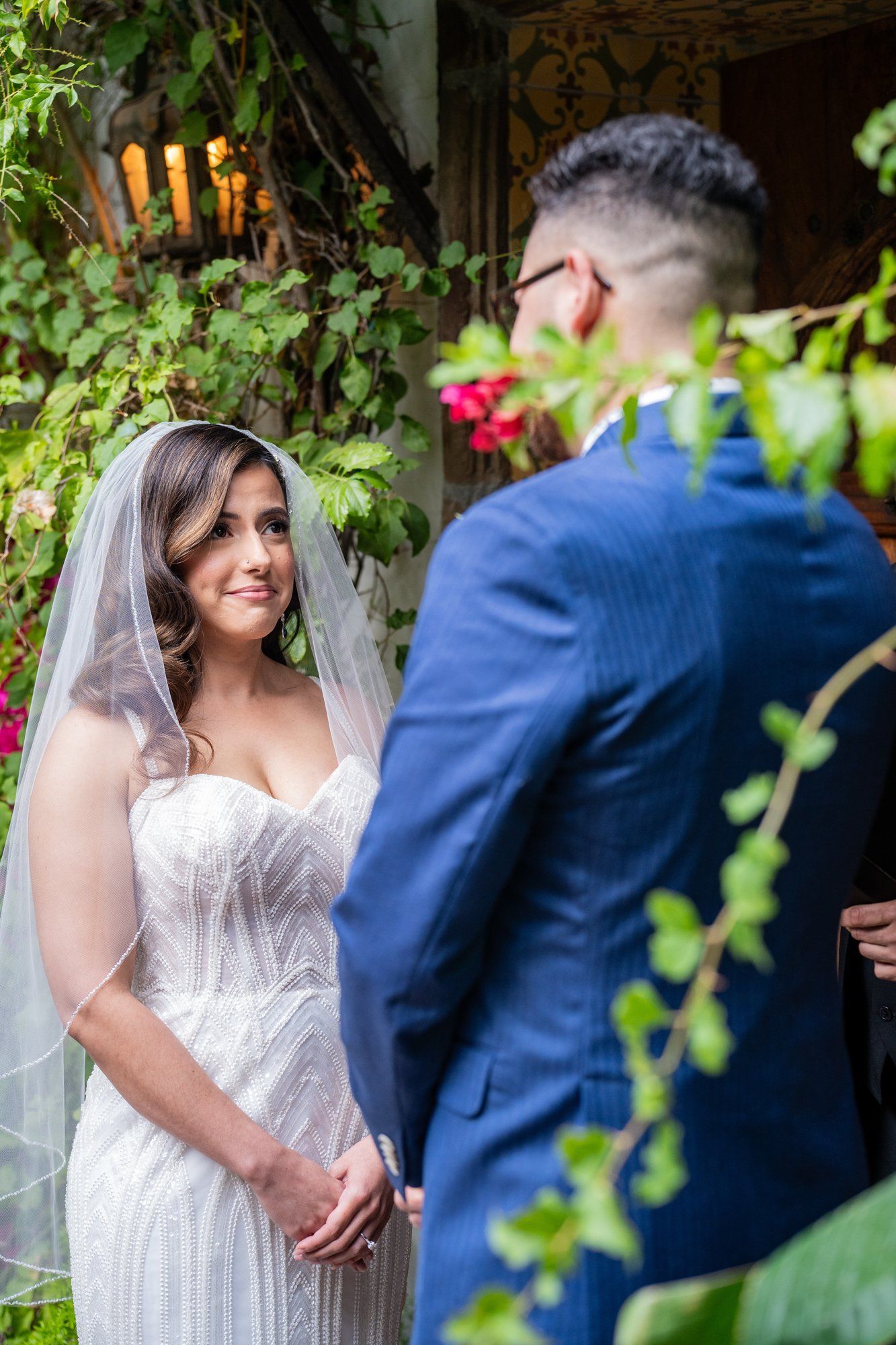 desert estate micro wedding at casa de monte vista, palm springs, Married in the Casa de Monte Vista Garden, a 20-Guest Palm Springs Estate Wedding