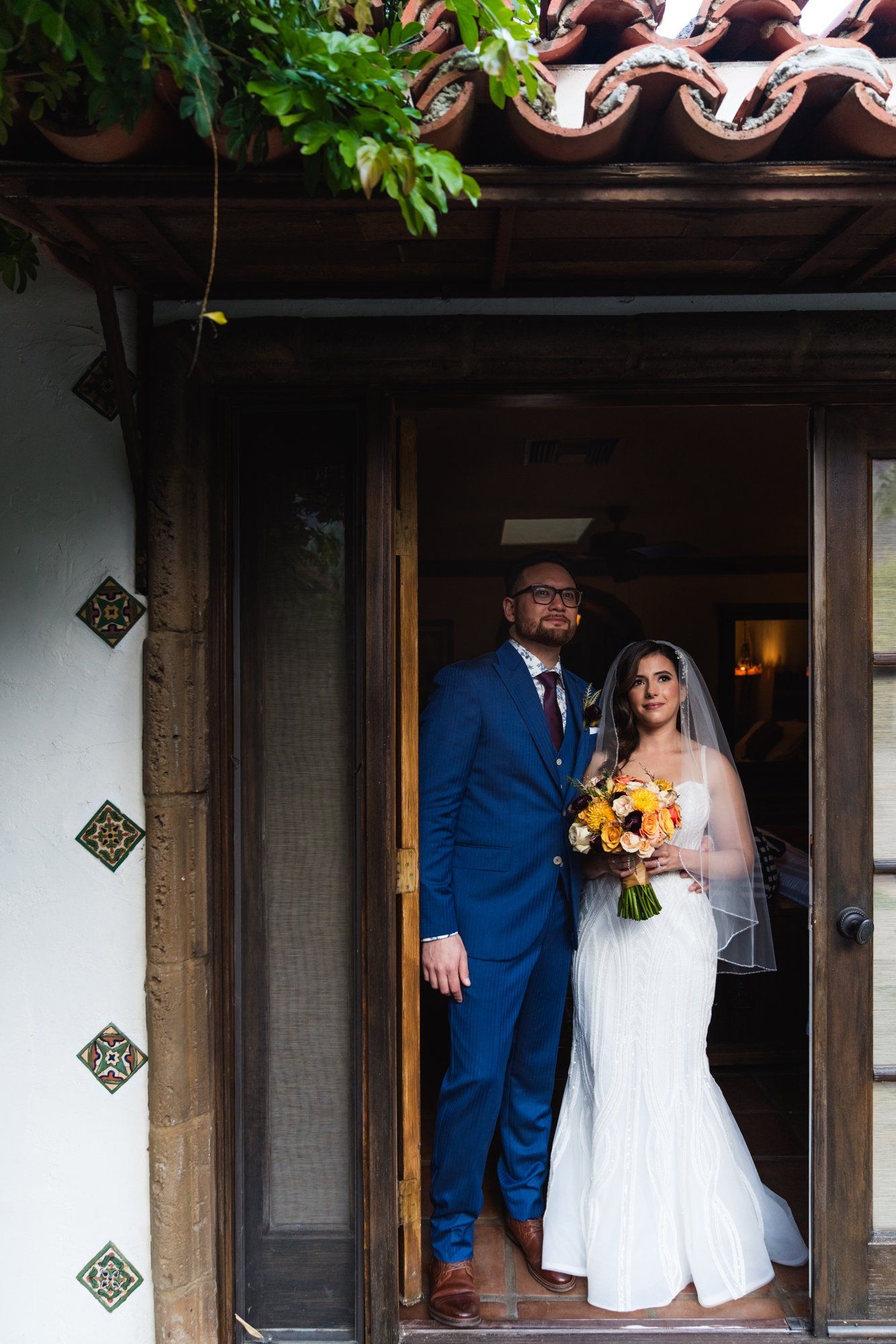 desert estate micro wedding at casa de monte vista, Portraits Around the Spanish Estate