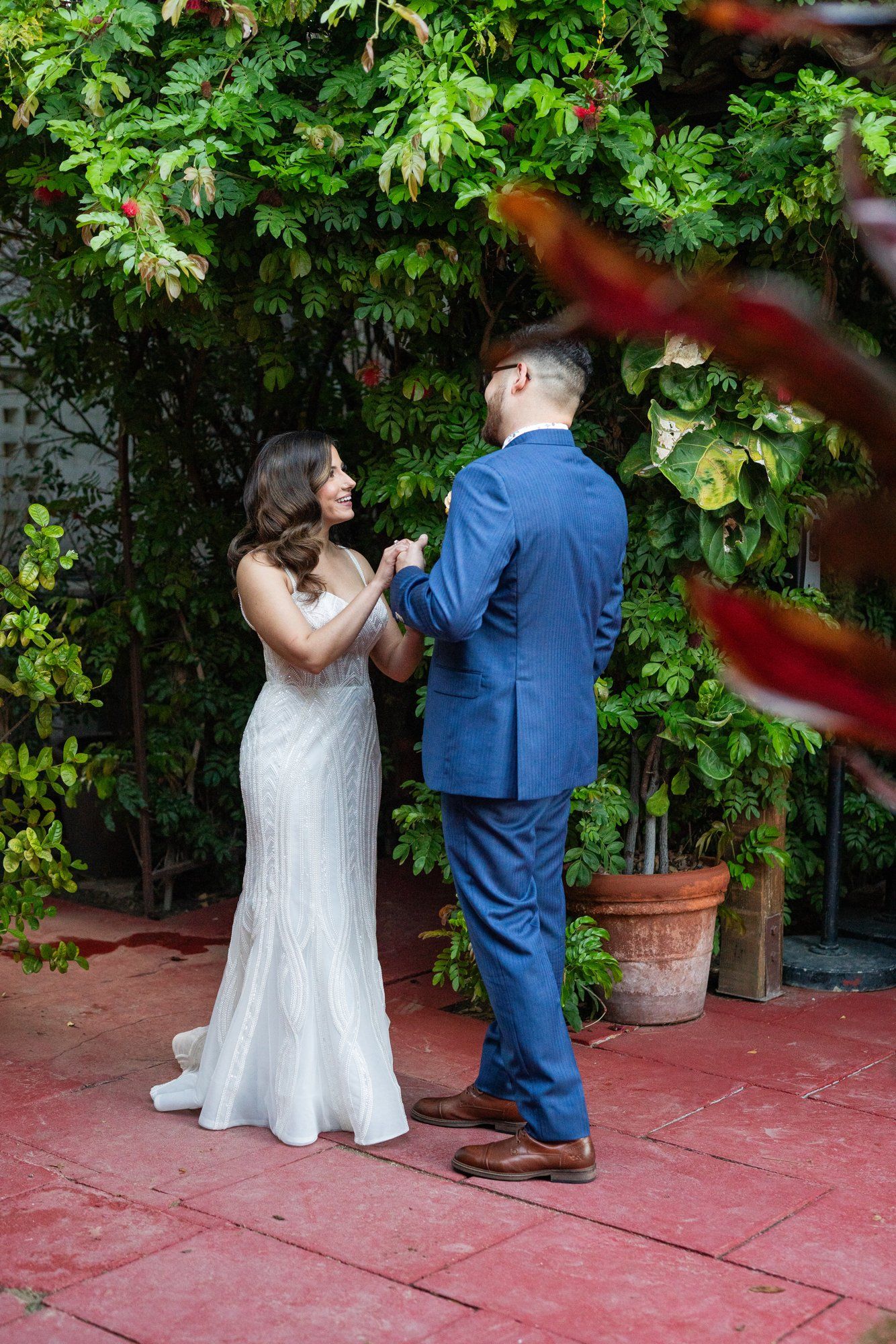 desert estate micro wedding at casa de monte vista, Married in the Casa de Monte Vista Garden