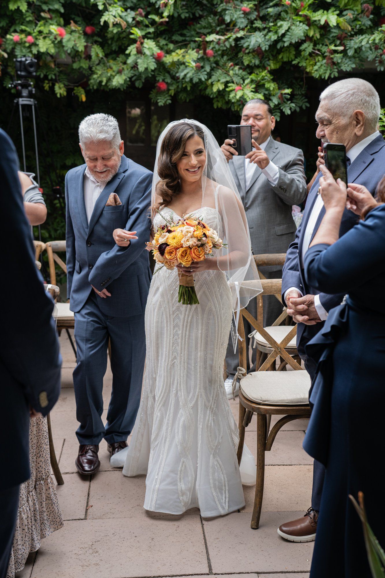 desert estate micro wedding at casa de monte vista, palm springs, Married in the Casa de Monte Vista Garden, a 20-Guest Palm Springs Estate Wedding