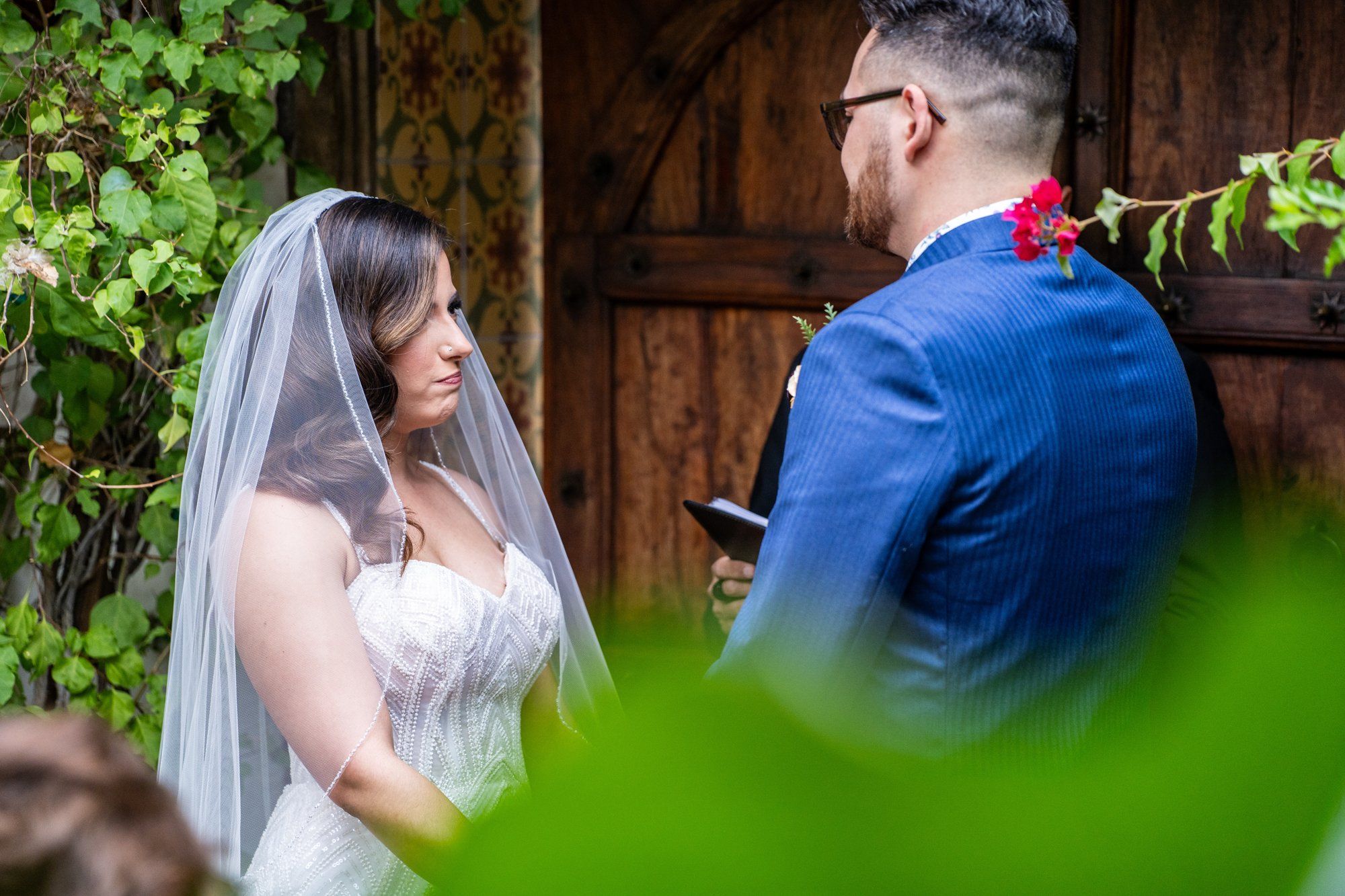 desert estate micro wedding at casa de monte vista, Married in the Casa de Monte Vista Garden