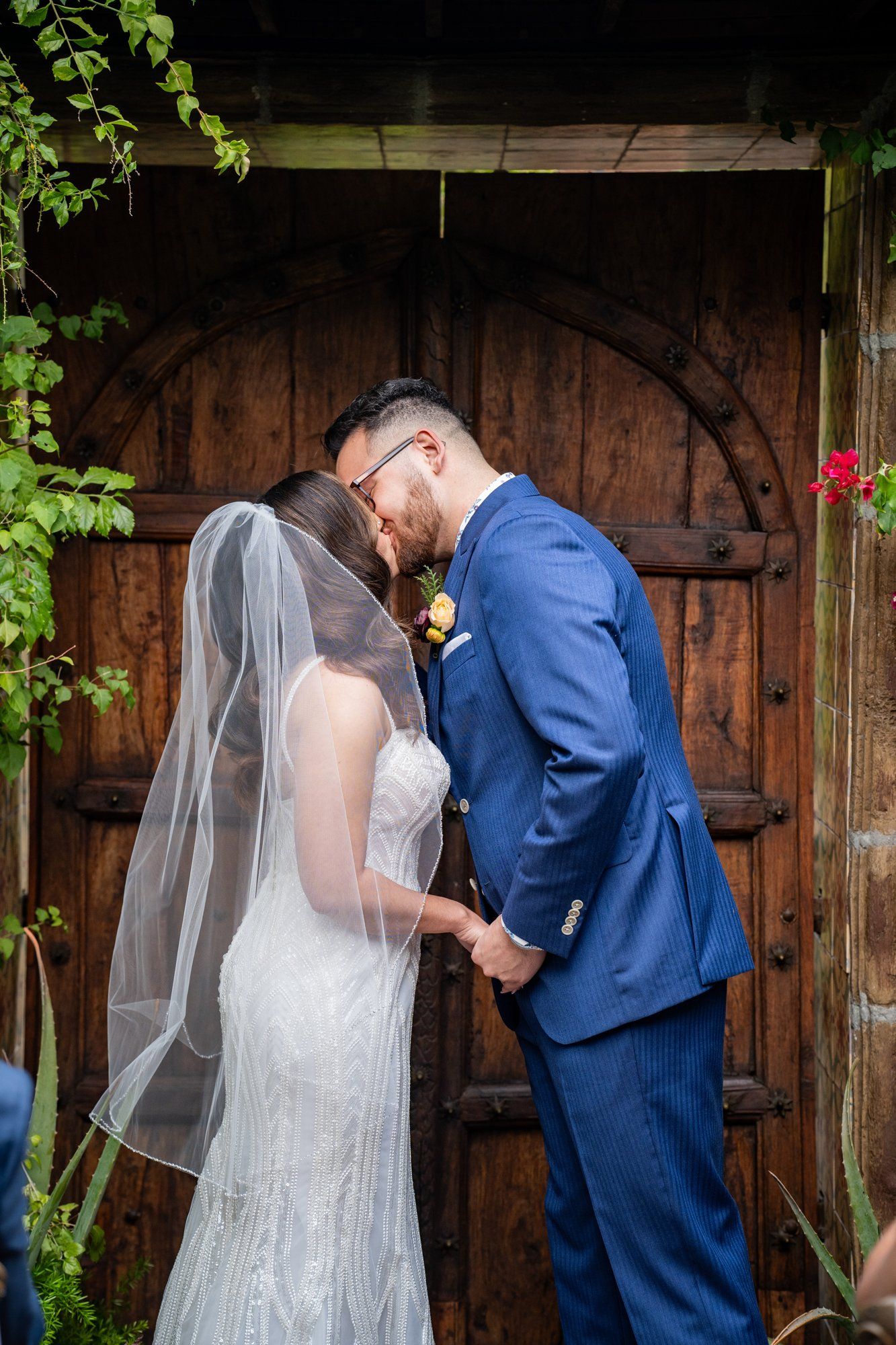 desert estate micro wedding at casa de monte vista, Married in the Casa de Monte Vista Garden