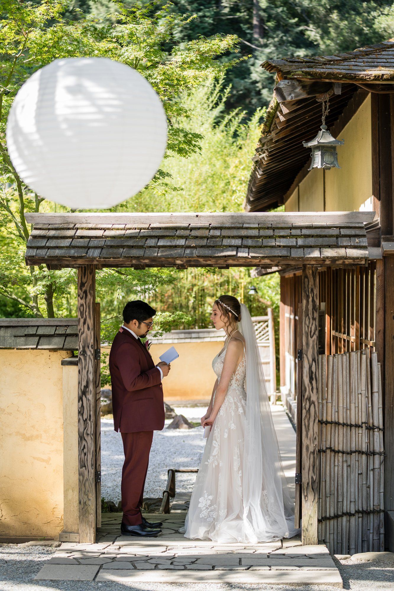 full day in a japanese garden at hakone (28 guests, ceremony + reception), Married Under the Trees, a Japanese Garden Wedding at Hakone