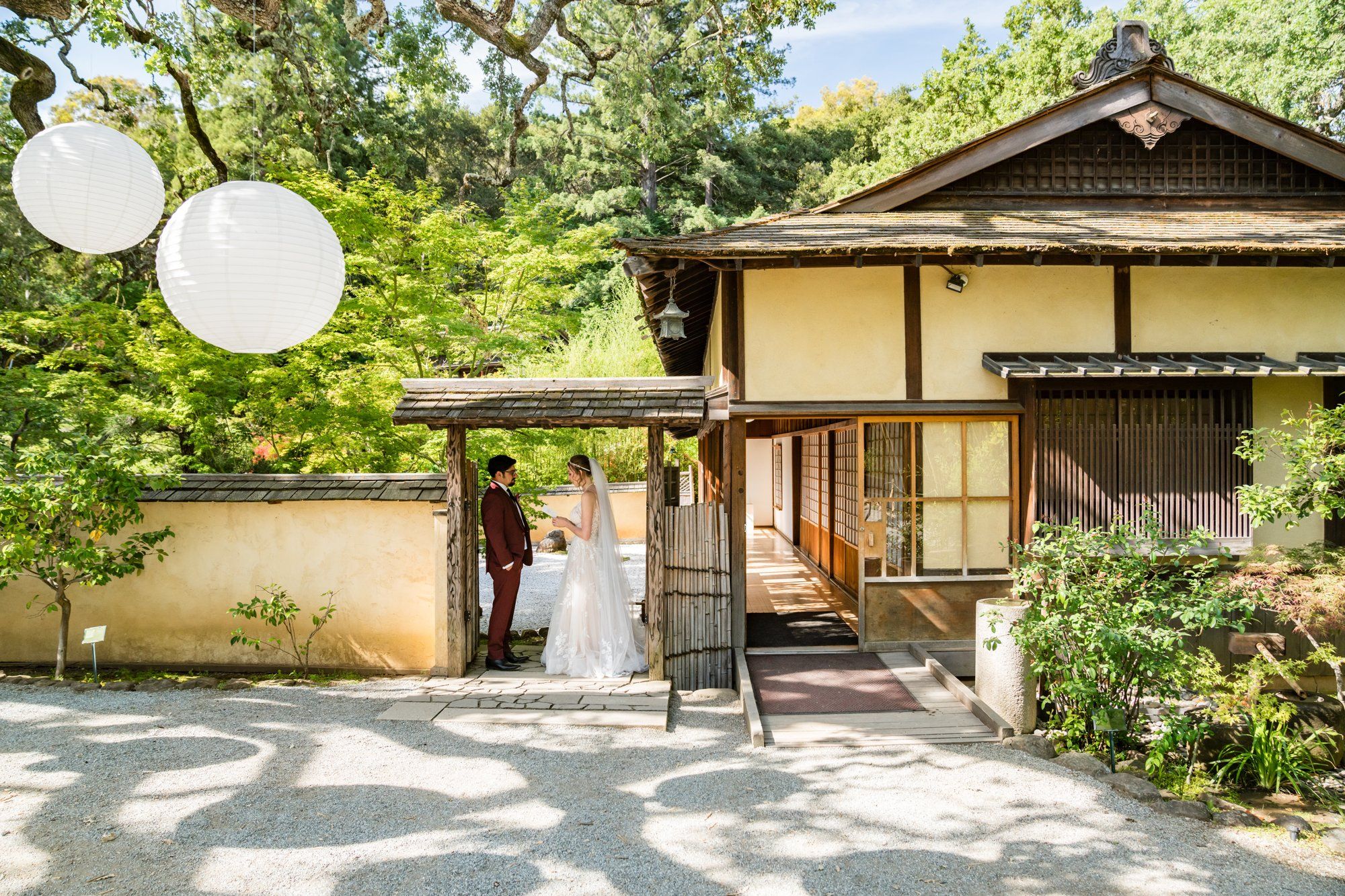 full day in a japanese garden at hakone (28 guests, ceremony + reception), Married Under the Trees, a Japanese Garden Wedding at Hakone