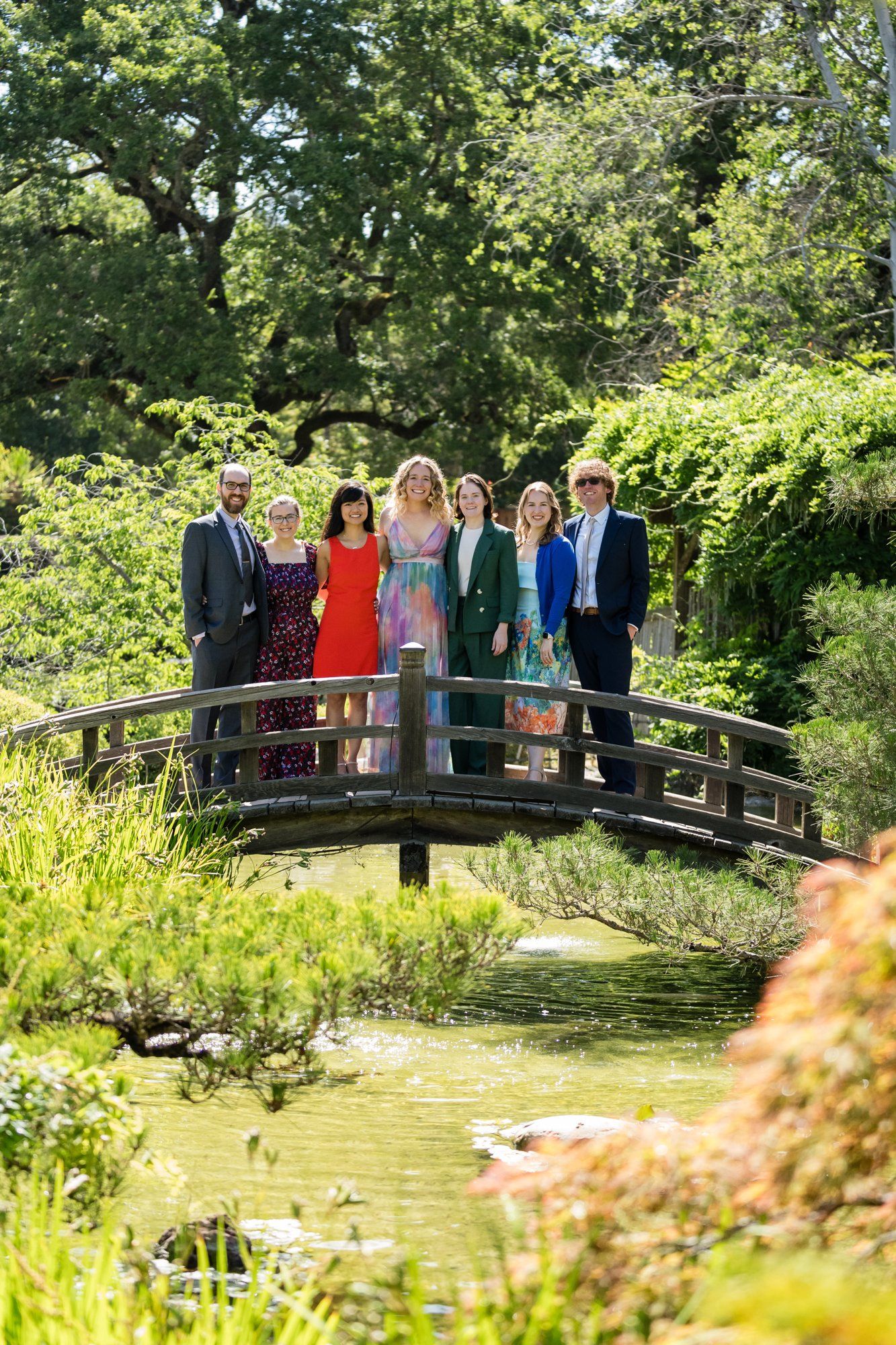 full day in a japanese garden at hakone (28 guests, ceremony + reception), Portraits Along the Stone Paths