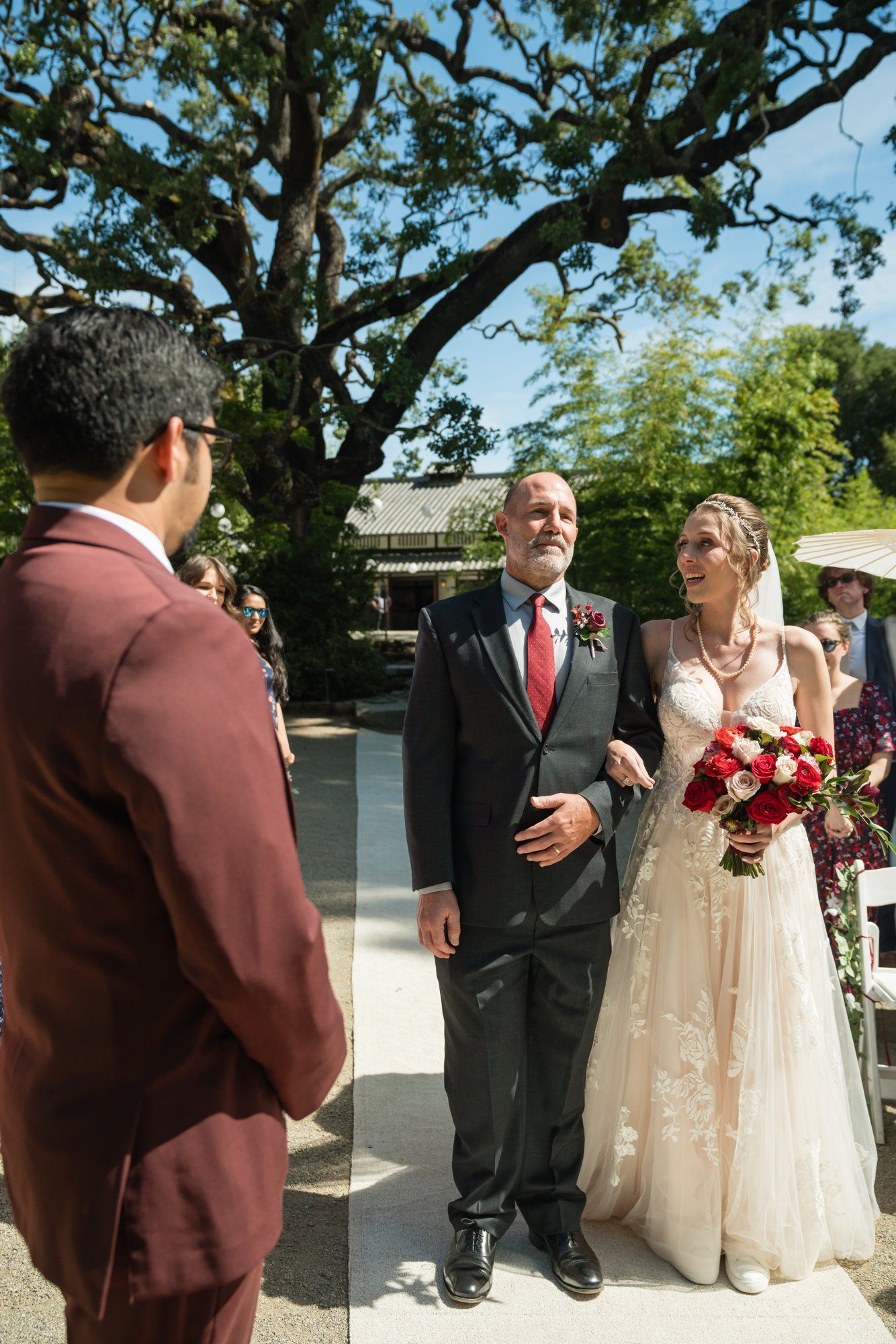 full day in a japanese garden at hakone (28 guests, ceremony + reception), Married Under the Trees, a Japanese Garden Wedding at Hakone