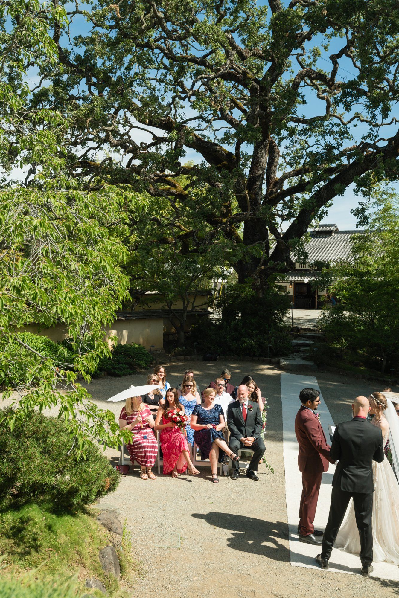 full day in a japanese garden at hakone (28 guests, ceremony + reception), Married Under the Trees, a Japanese Garden Wedding at Hakone