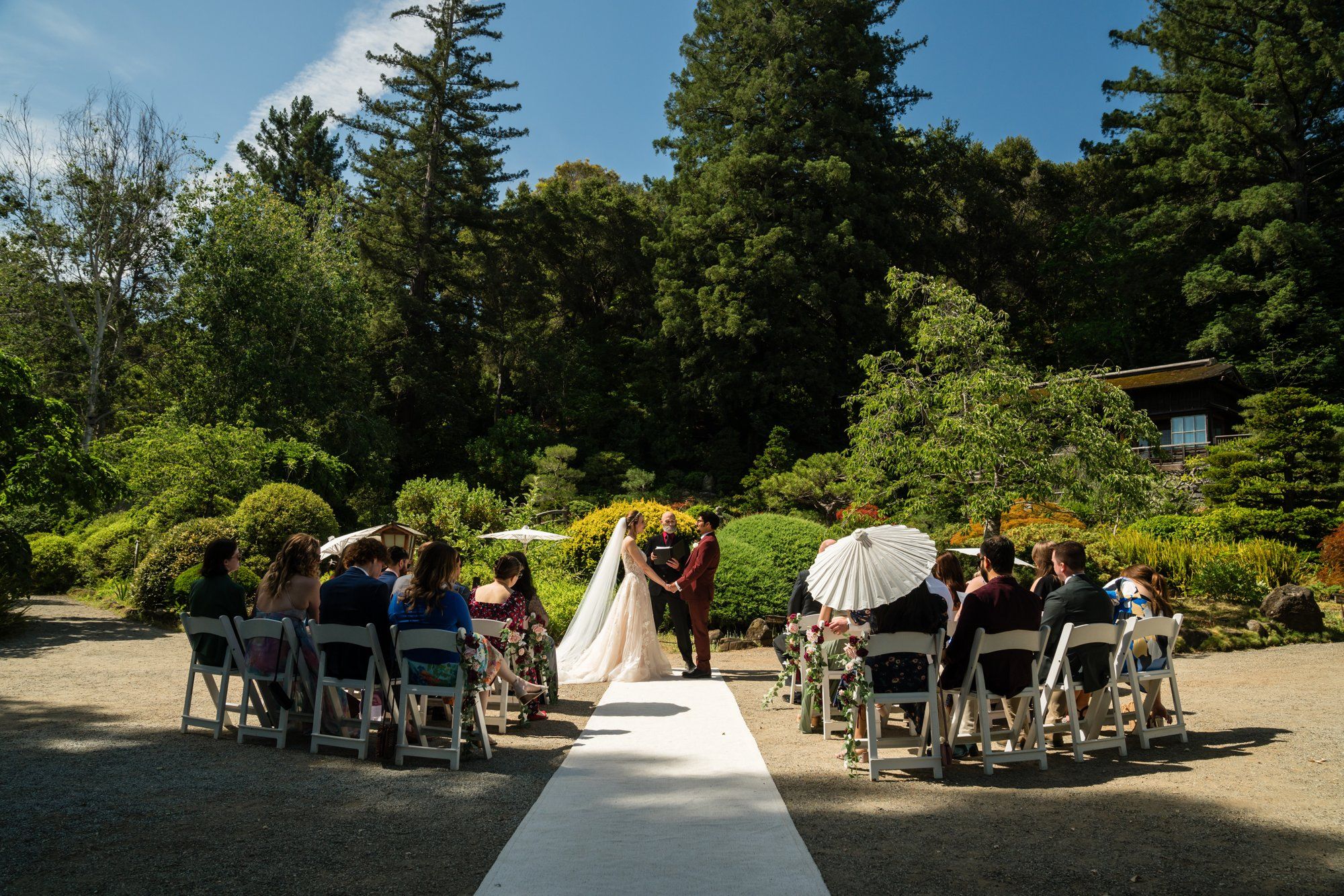 full day in a japanese garden at hakone (28 guests, ceremony + reception), Married Under the Trees, a Japanese Garden Wedding at Hakone