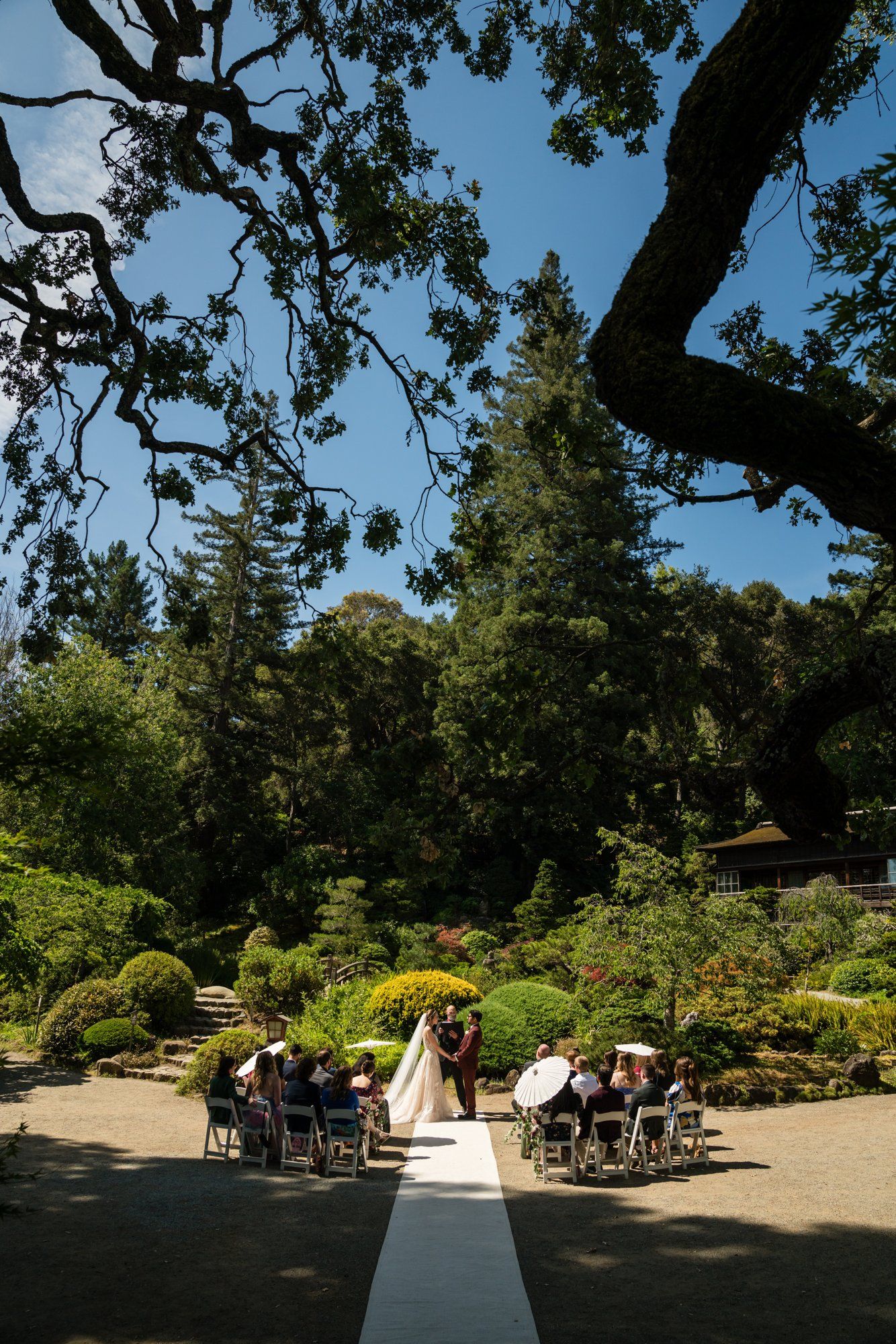 full day in a japanese garden at hakone (28 guests, ceremony + reception), Married Under the Trees, a Japanese Garden Wedding at Hakone