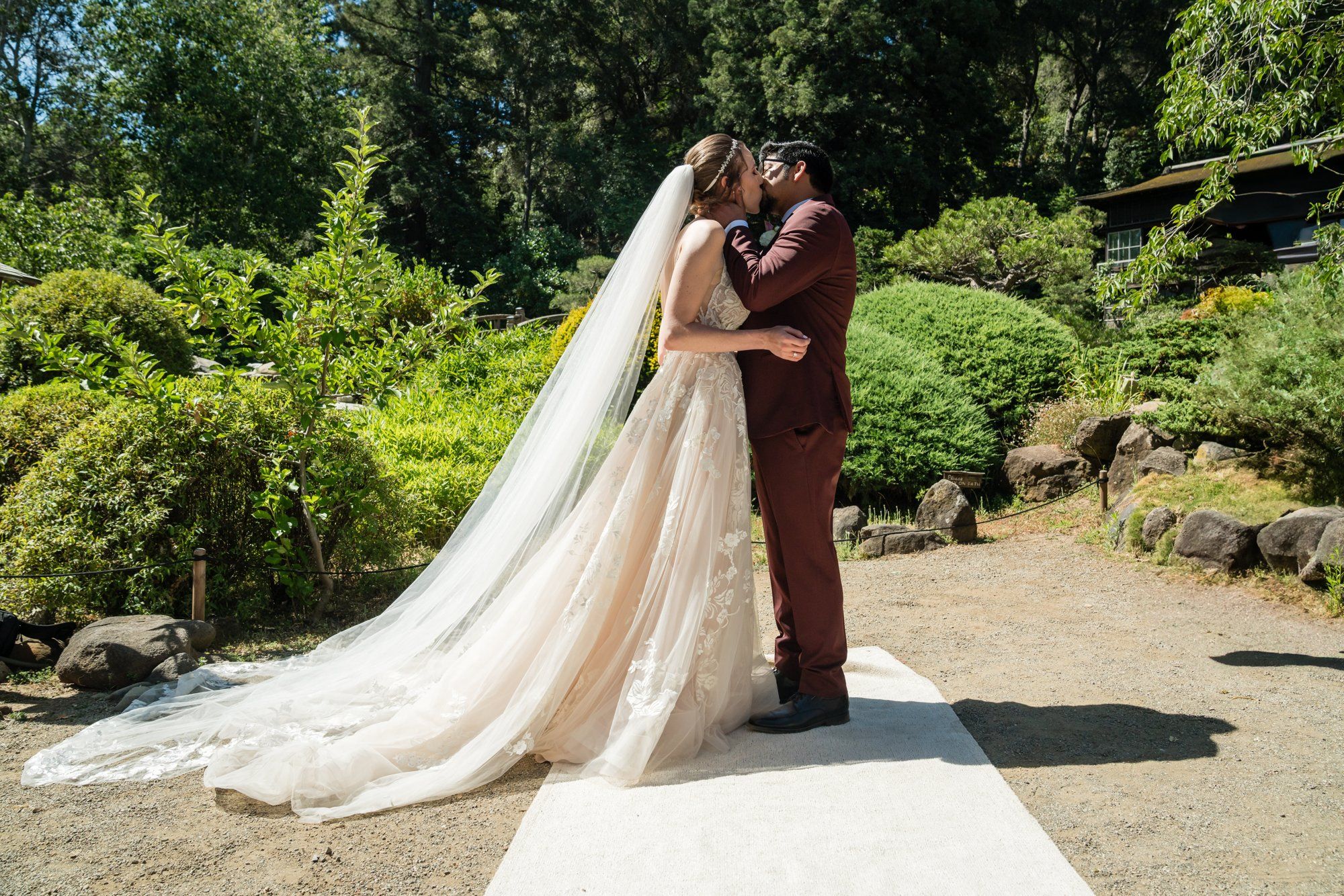 full day in a japanese garden at hakone (28 guests, ceremony + reception), Married Under the Trees, a Japanese Garden Wedding at Hakone