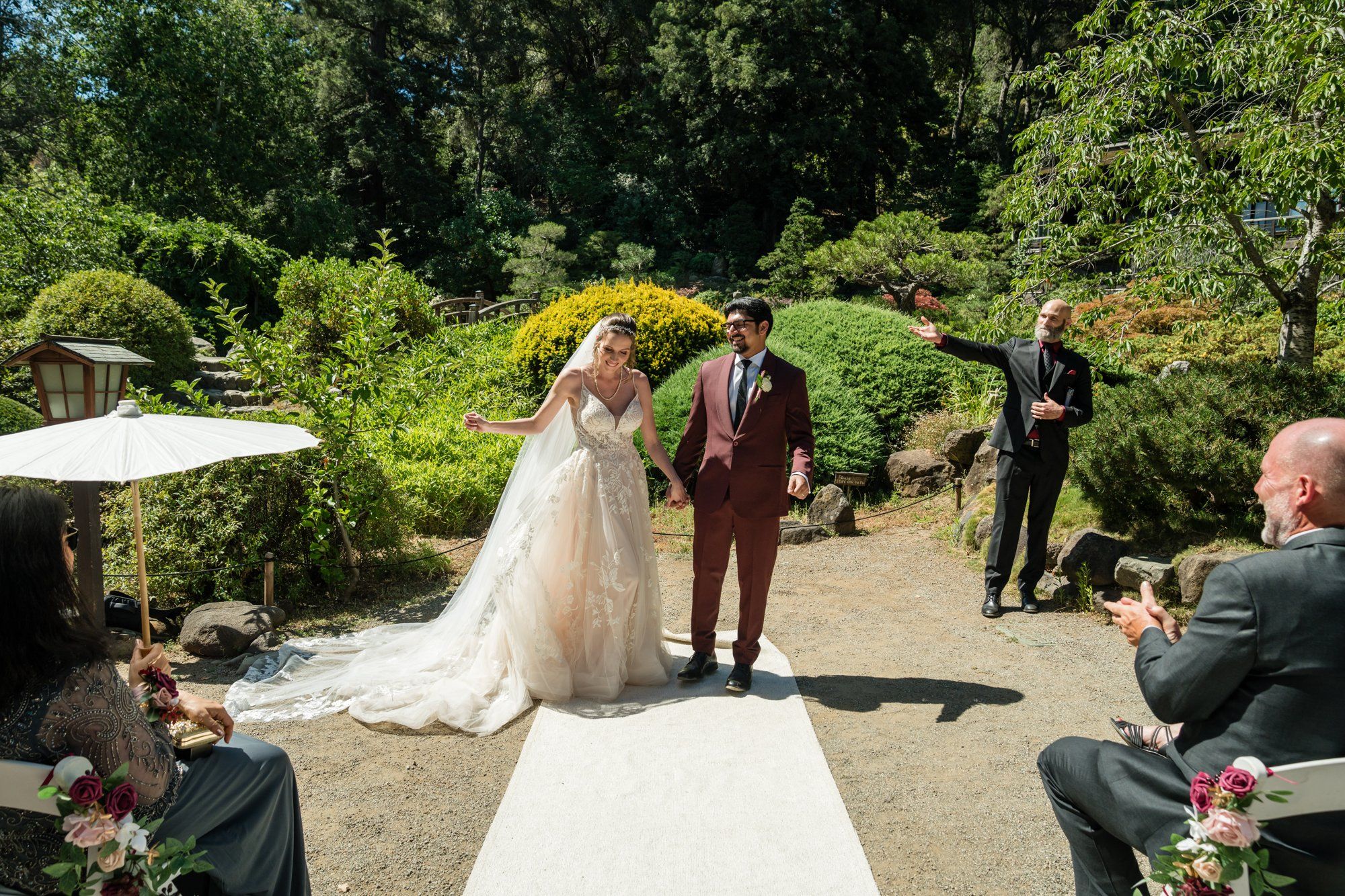 full day in a japanese garden at hakone (28 guests, ceremony + reception), Married Under the Trees, a Japanese Garden Wedding at Hakone