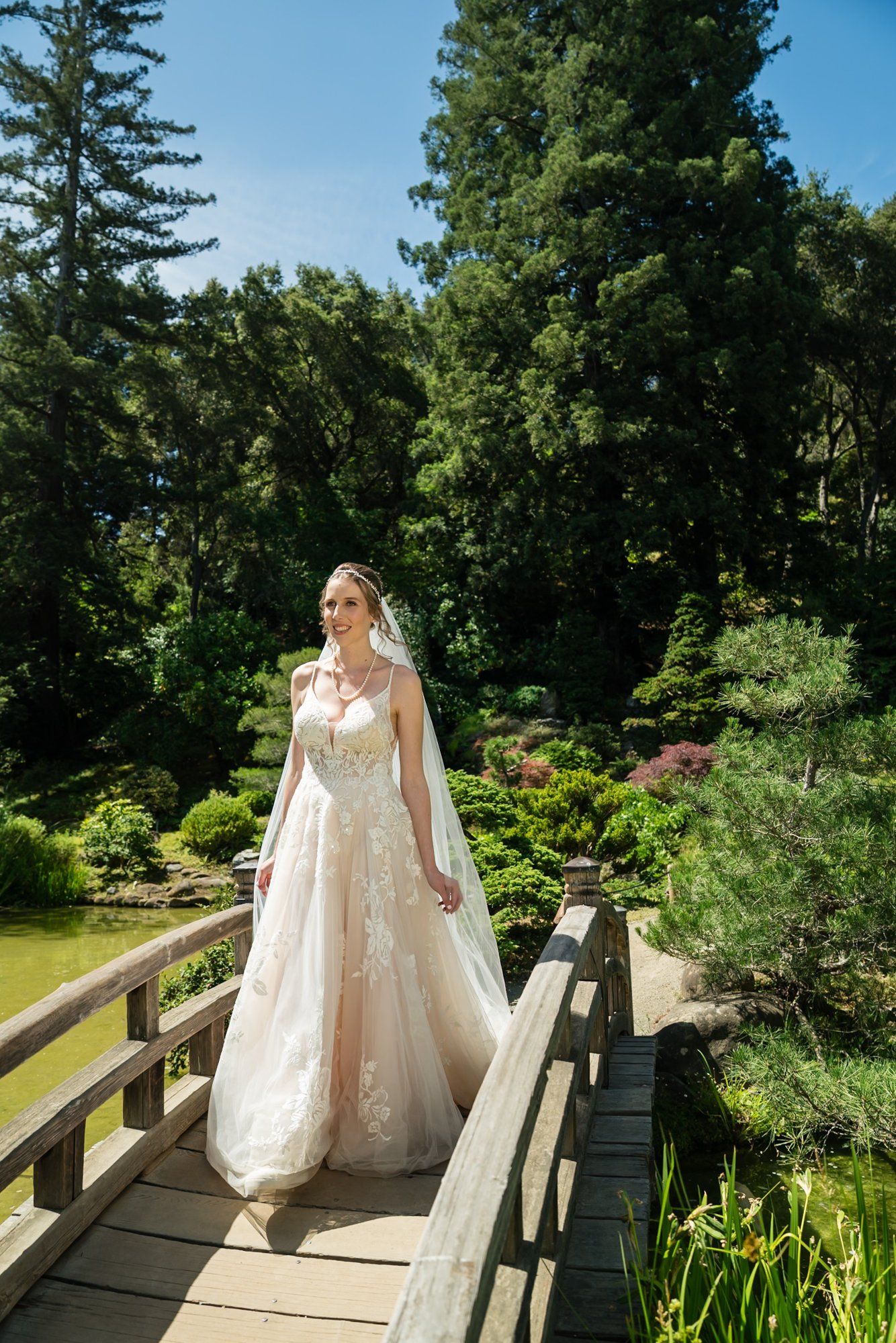 full day in a japanese garden at hakone (28 guests, ceremony + reception), Portraits Along the Stone Paths