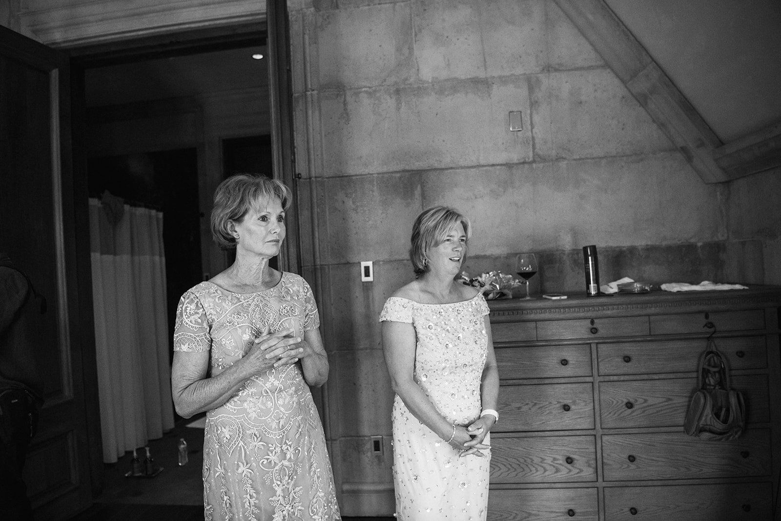 château-airbnb micro wedding, sonoma, Getting Ready at the Château