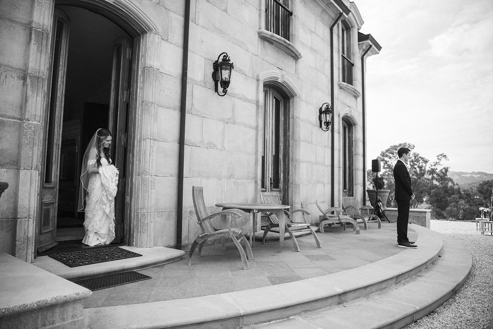 château-airbnb micro wedding, sonoma, A Poolside Château-Airbnb Ceremony in Sonoma