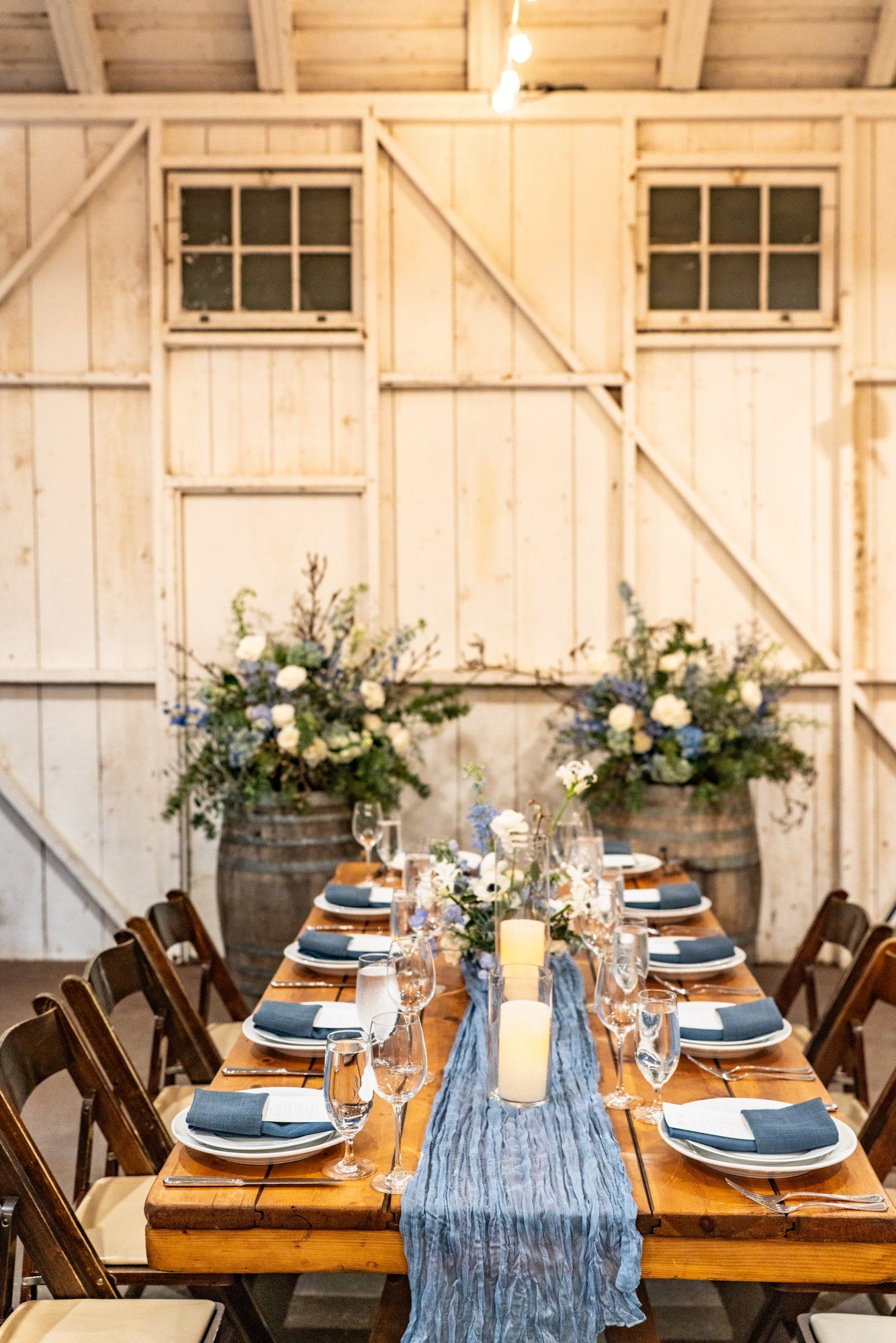 winter wedding at sand rock farm (january, 50 guests), A Winter Barn Wedding Reception in Aptos