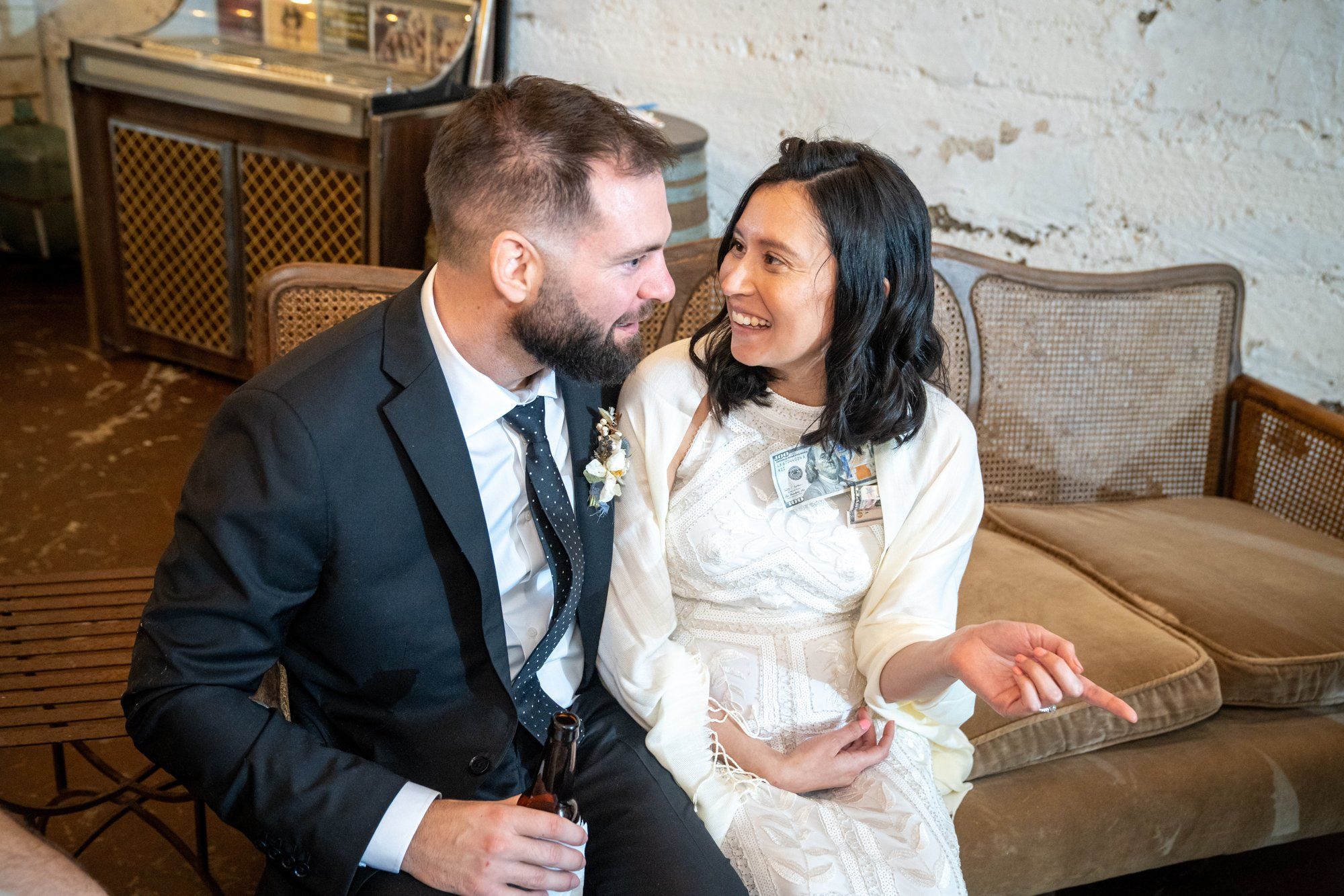 winter wedding at sand rock farm (january, 50 guests), Family Among the Redwoods