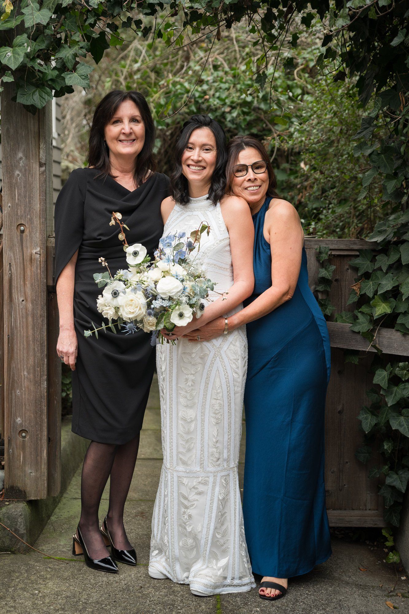 A foggy-January winter wedding at Sand Rock Farm, Portraits Among the Winter Redwoods
