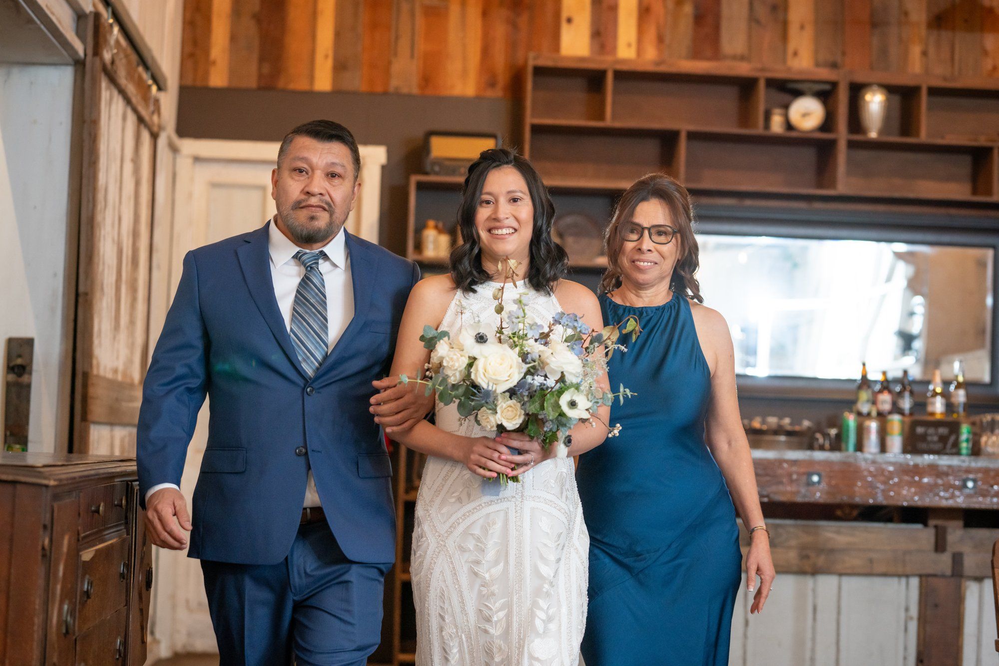 A foggy-January winter wedding at Sand Rock Farm, A Redwood Ceremony at Sand Rock Farm, Aptos