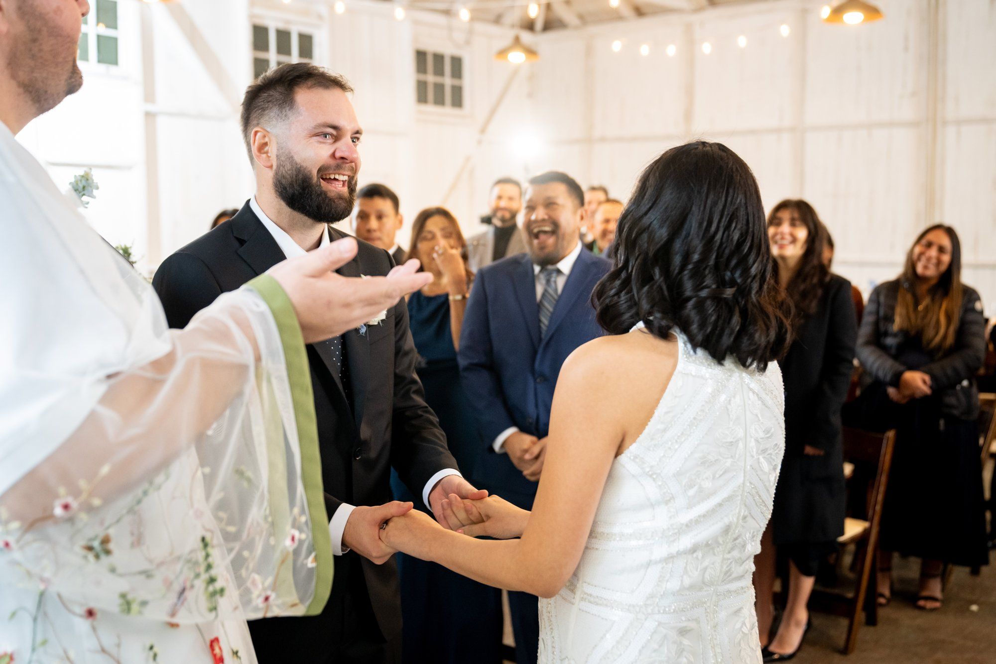 A foggy-January winter wedding at Sand Rock Farm, A Redwood Ceremony at Sand Rock Farm, Aptos