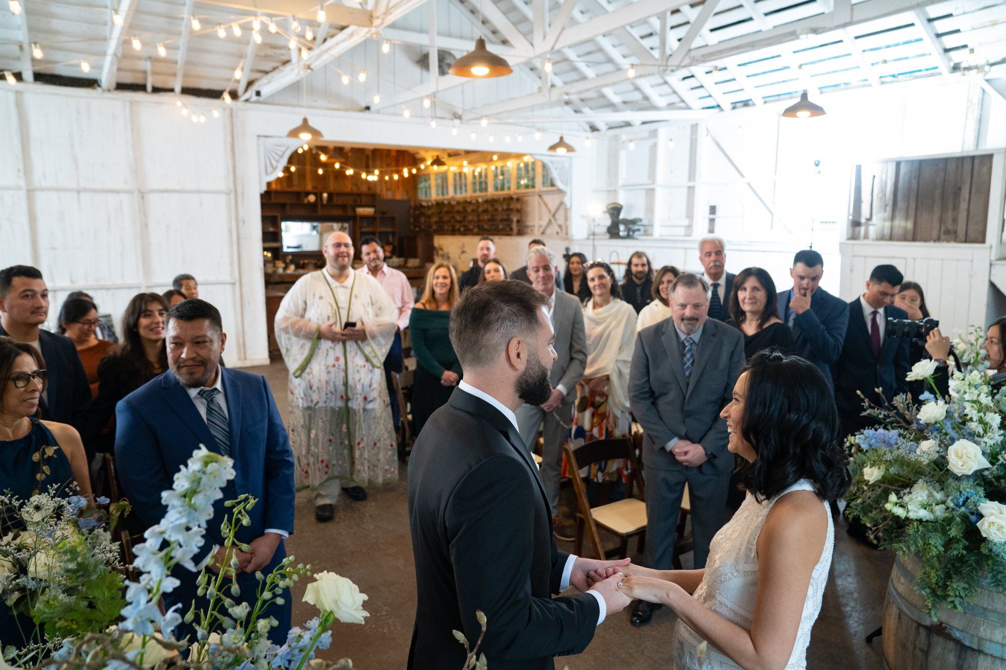 A foggy-January winter wedding at Sand Rock Farm, A Redwood Ceremony at Sand Rock Farm, Aptos