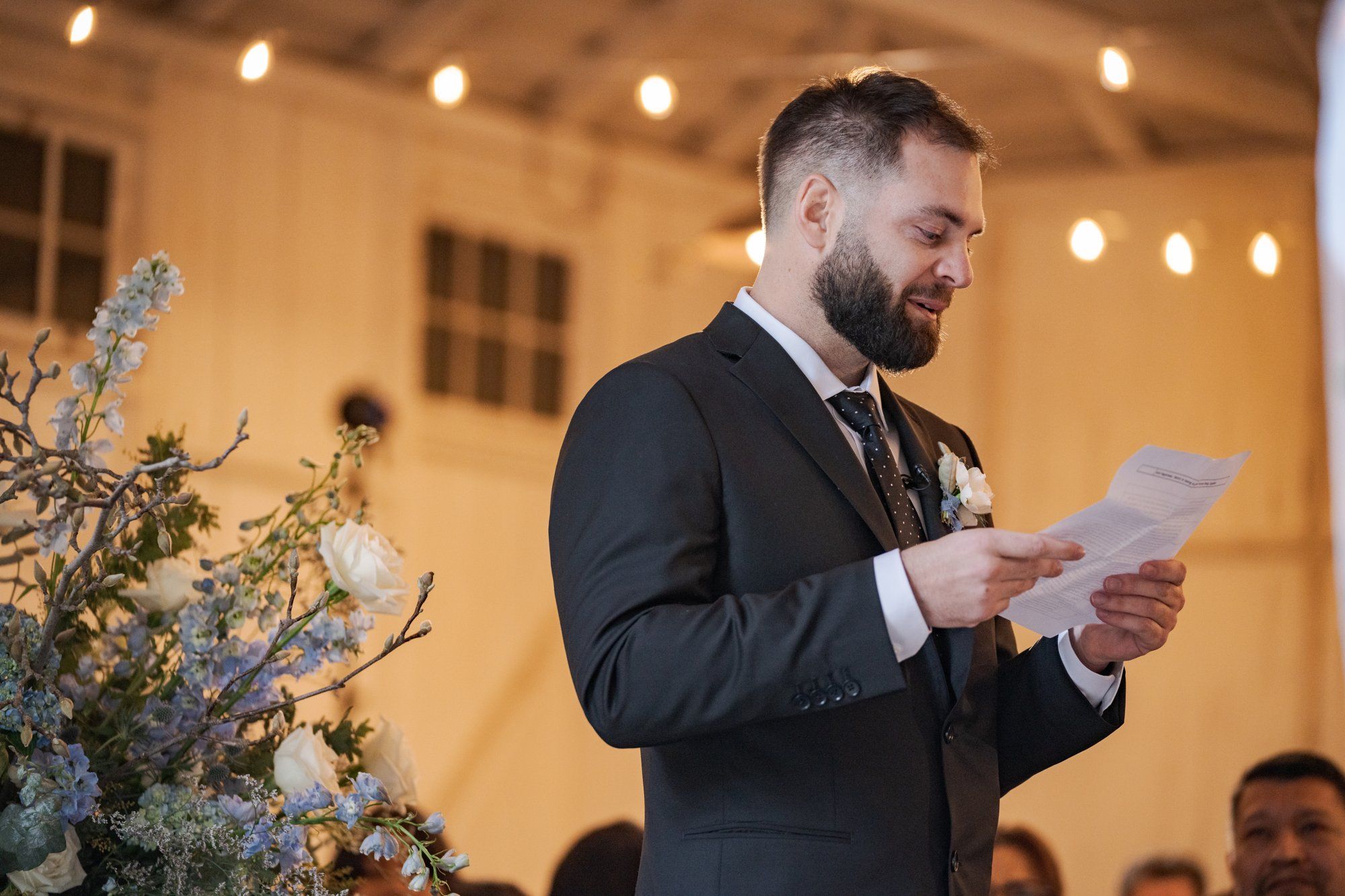 winter wedding at sand rock farm (january, 50 guests), A Winter Barn Wedding Reception in Aptos