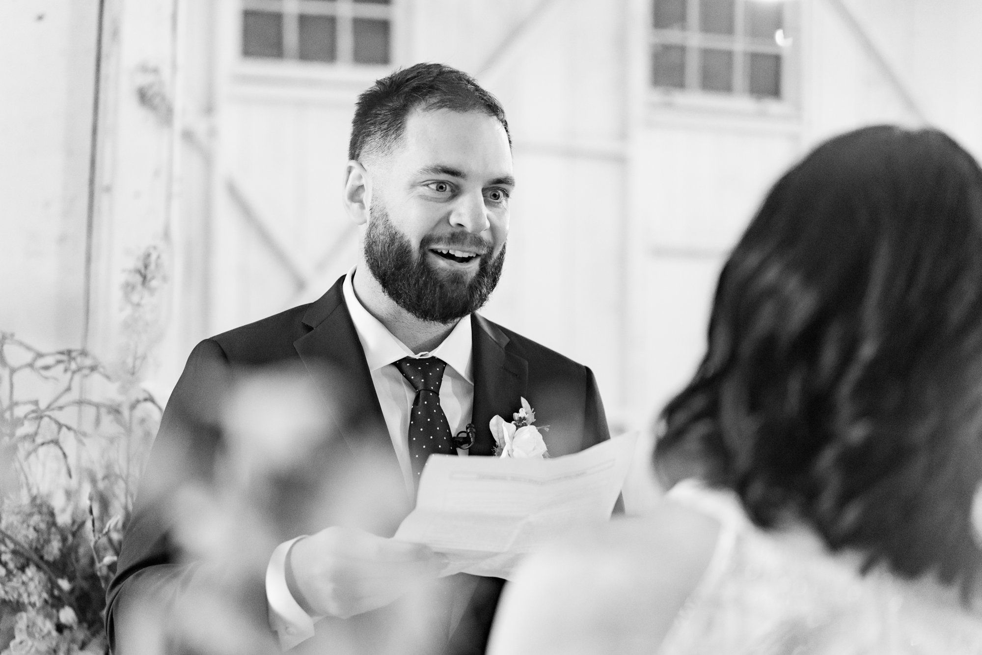 A foggy-January winter wedding at Sand Rock Farm, A Winter Barn Reception in Aptos