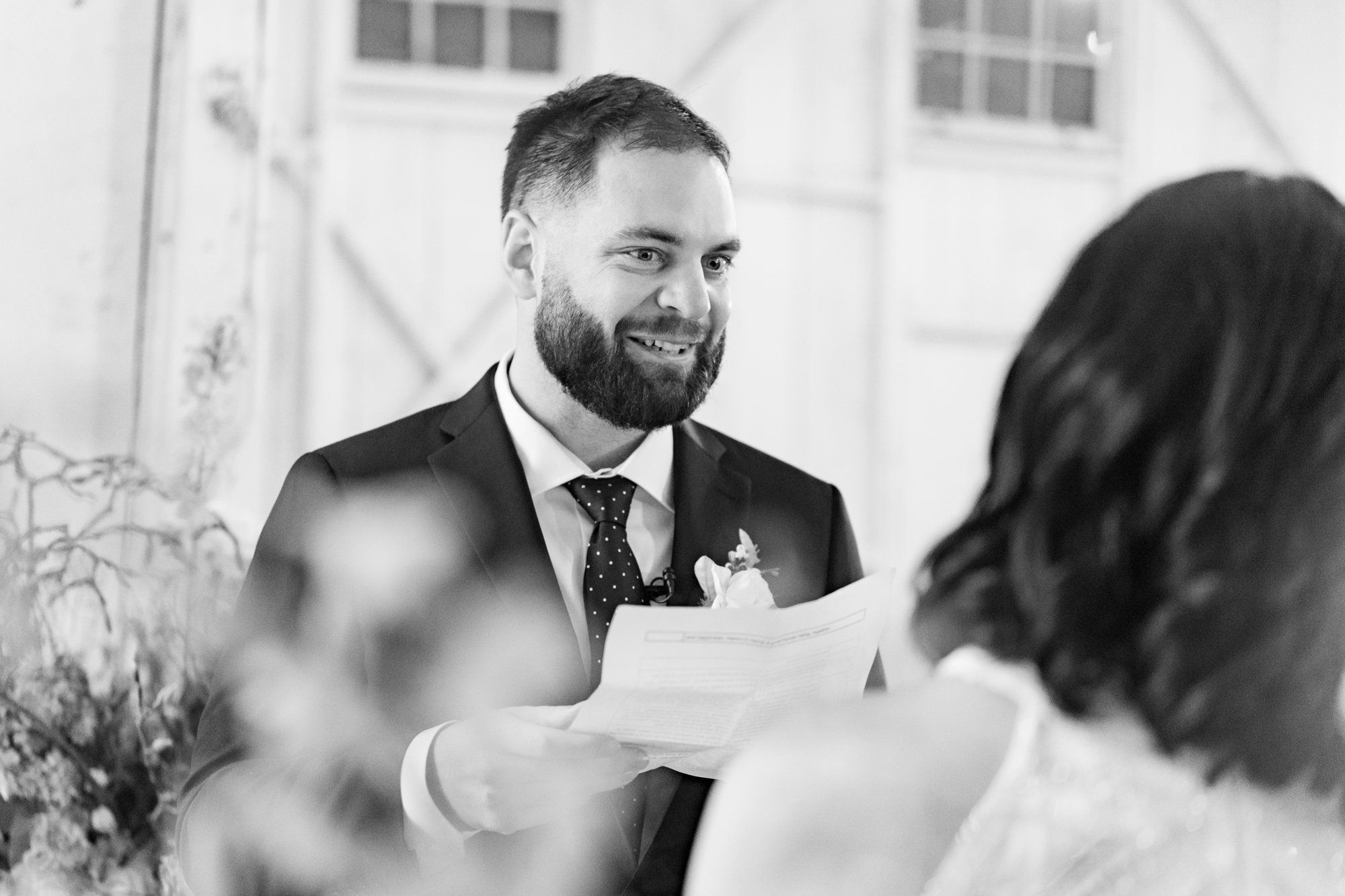 winter wedding at sand rock farm (january, 50 guests), A Winter Barn Wedding Reception in Aptos