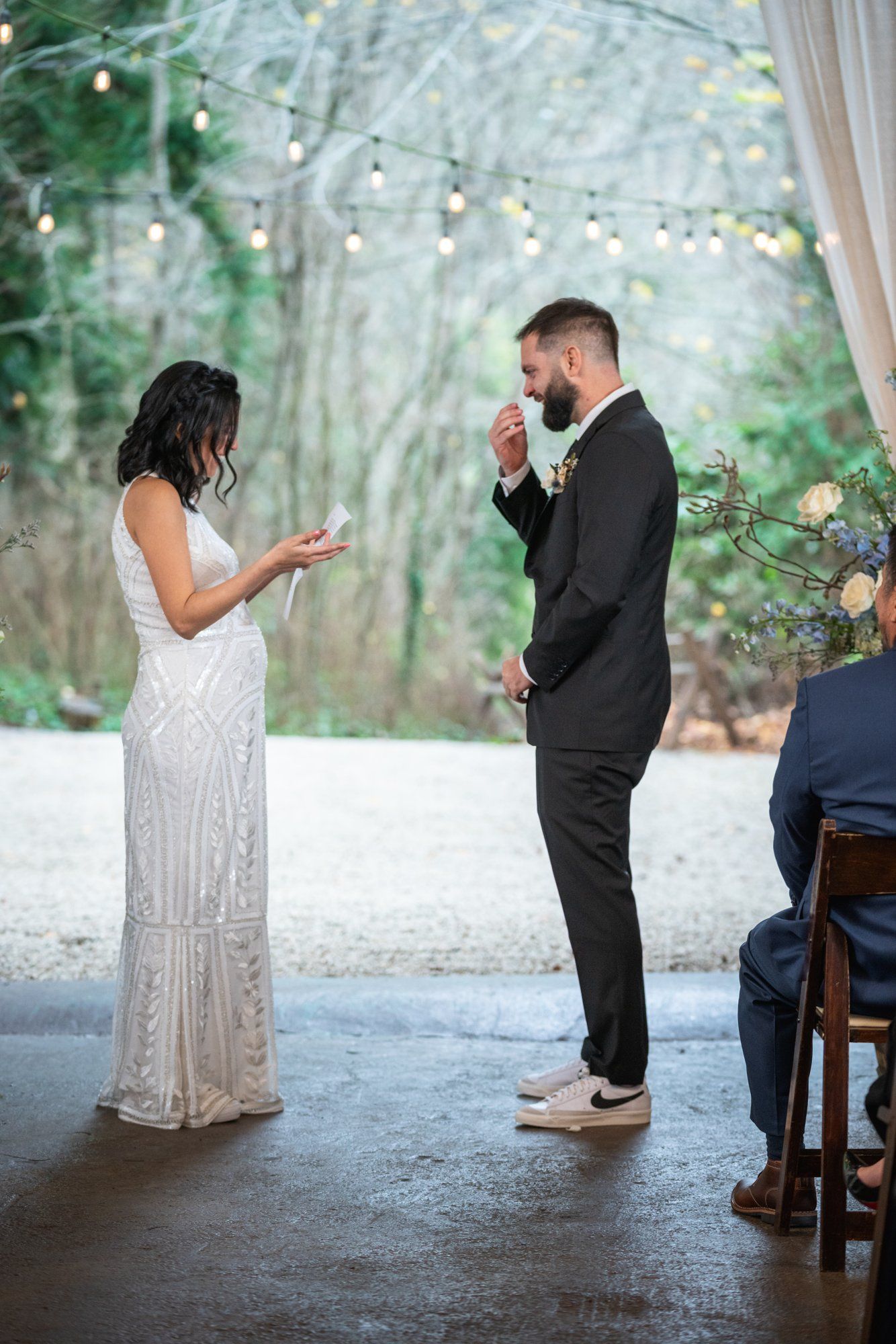 A foggy-January winter wedding at Sand Rock Farm, A Redwood Ceremony at Sand Rock Farm, Aptos