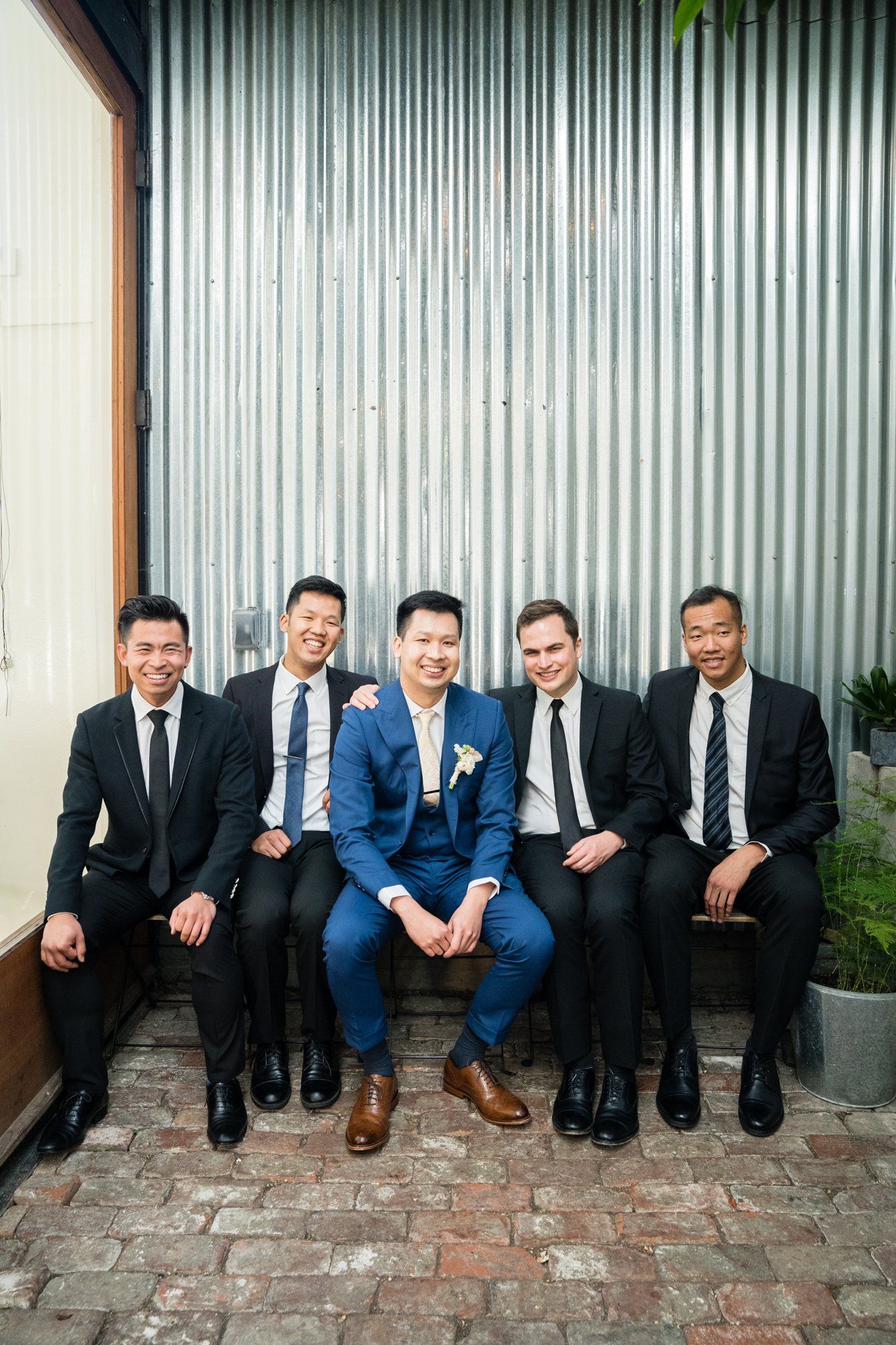 industrial-cafe micro wedding at Stable Cafe, Portraits Around the Café and Garden Patio