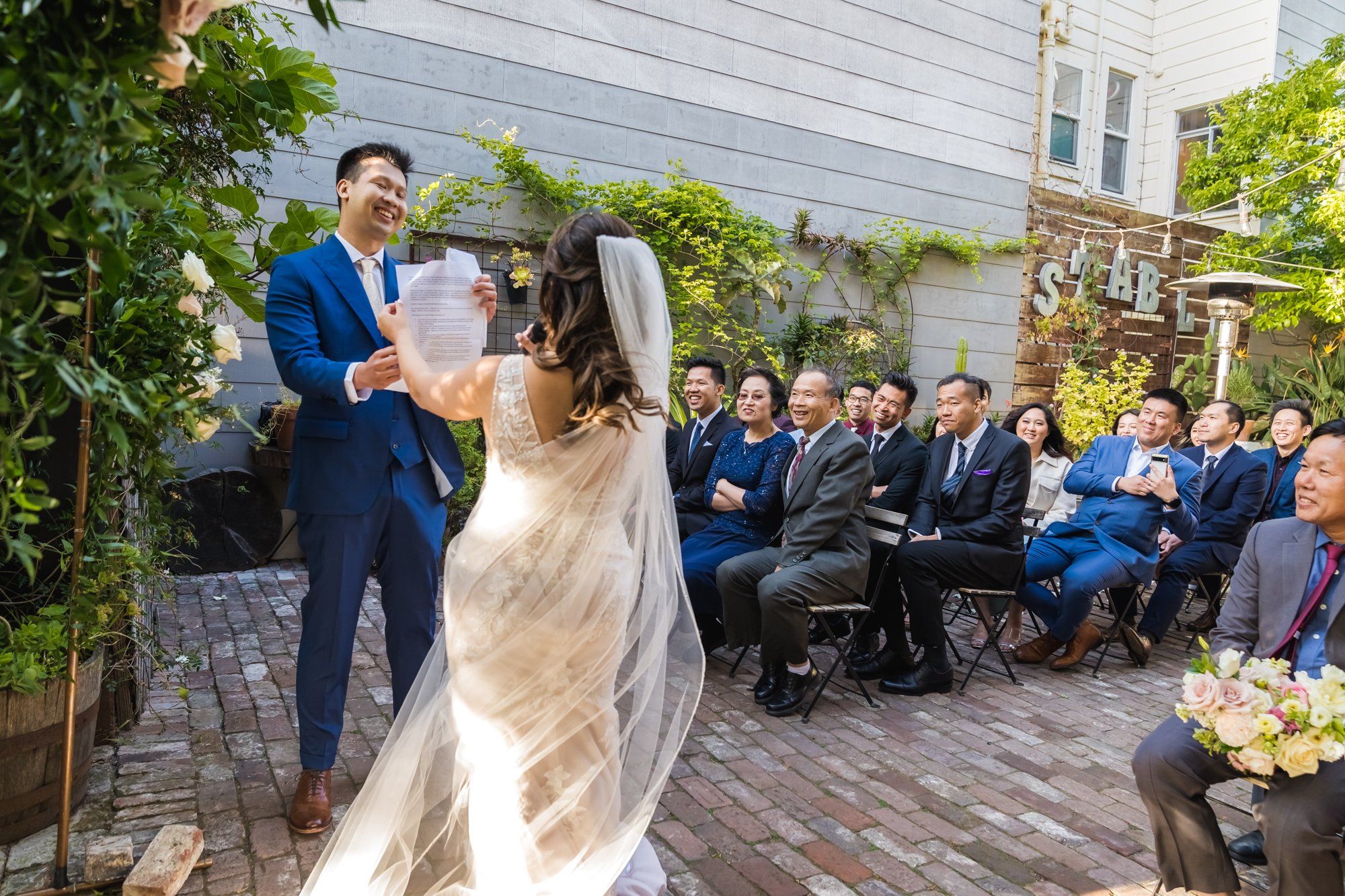 industrial-cafe micro wedding at Stable Cafe, Vows Under the Old Stable Beams at Stable Cafe