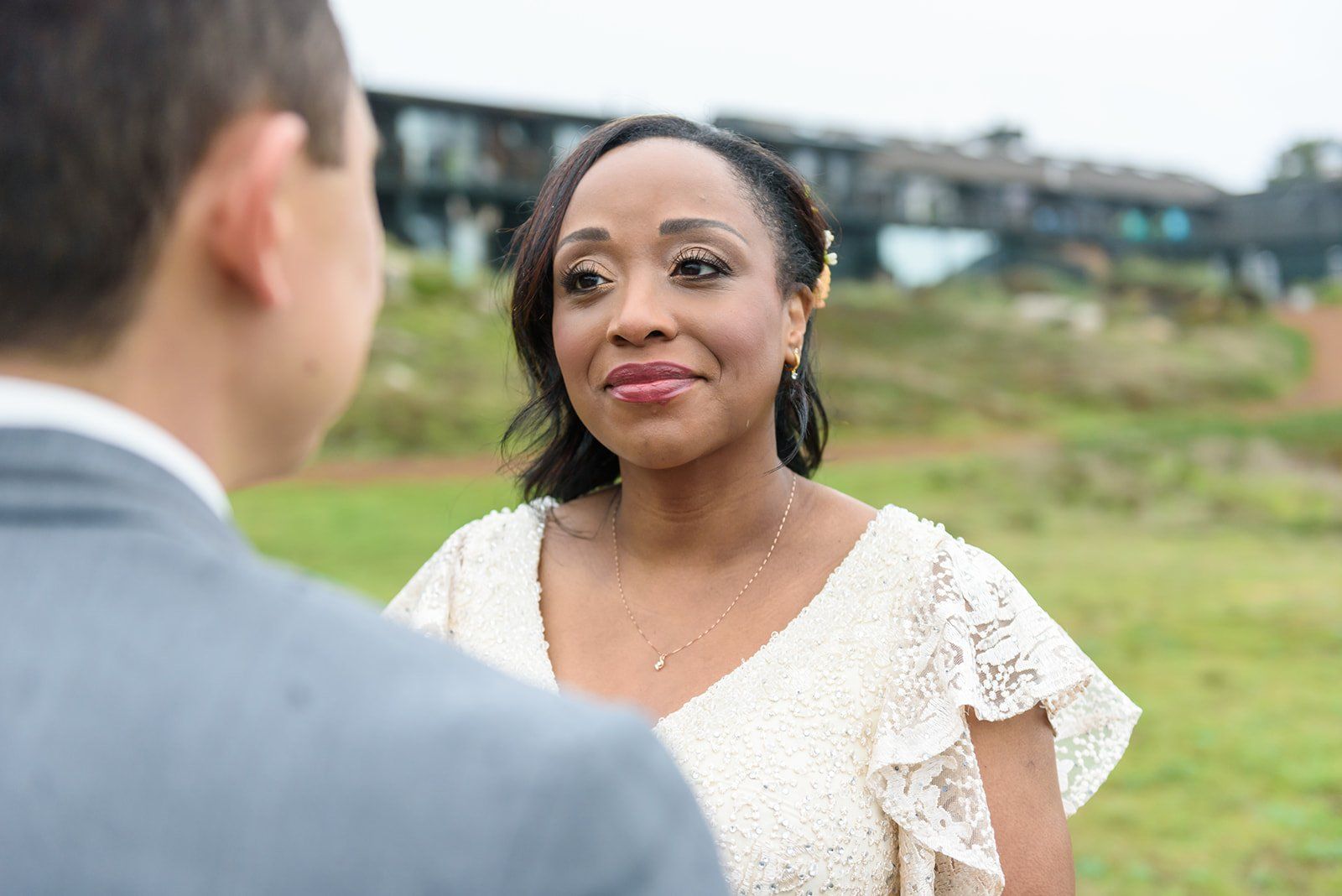 two-person elopement at timber cove (with a city hall stop), City Hall, Then Vows on the Cliff