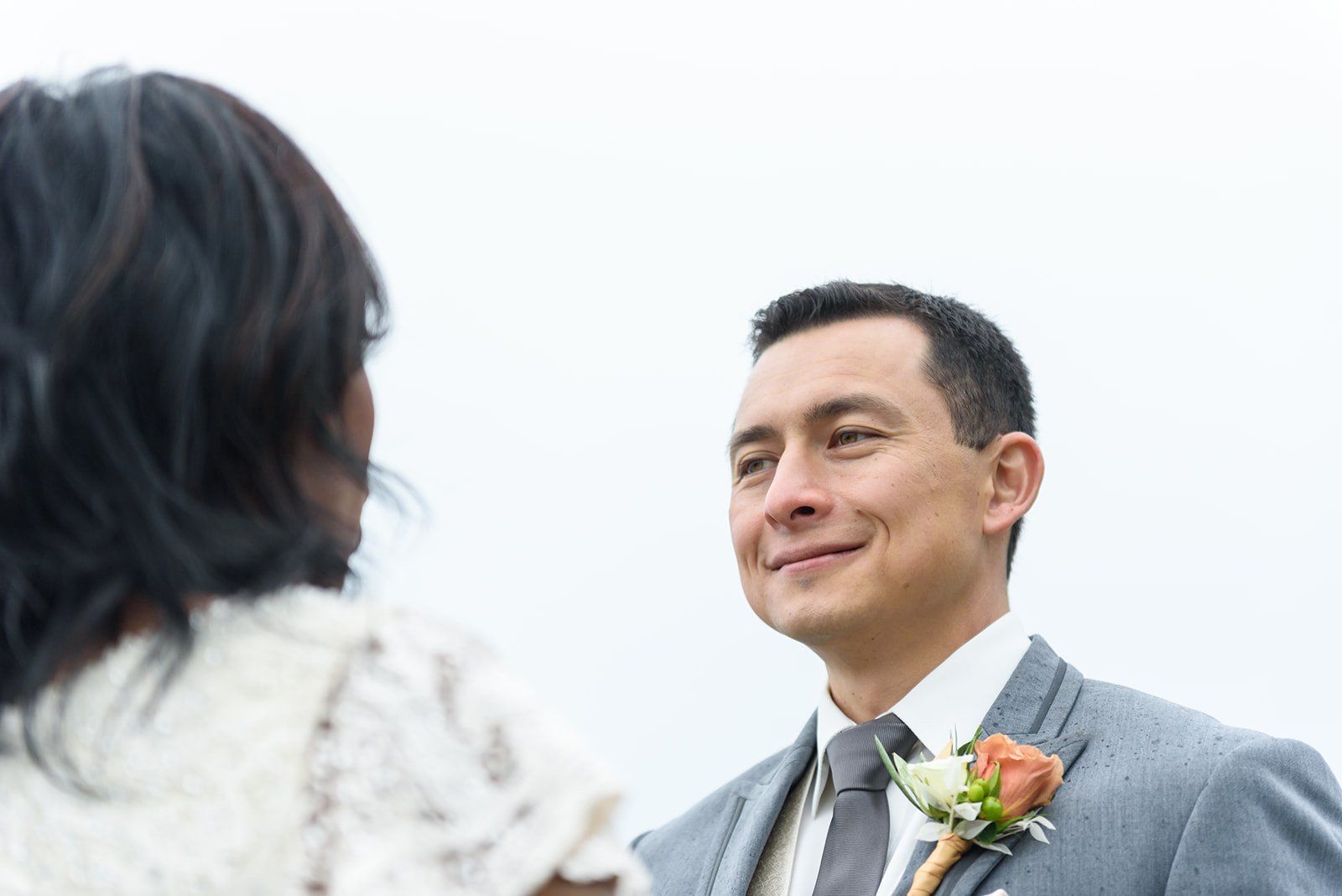 two-person elopement at timber cove (with a city hall stop), City Hall, Then Vows on the Cliff
