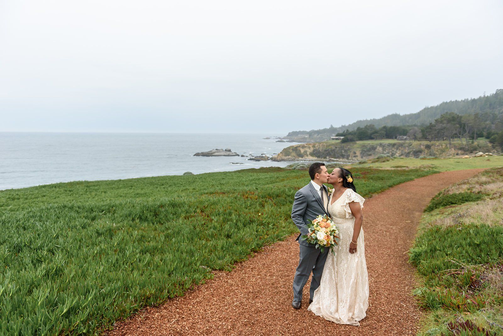 two-person elopement at timber cove (with a city hall stop), The Two of Them on the Sonoma Coast