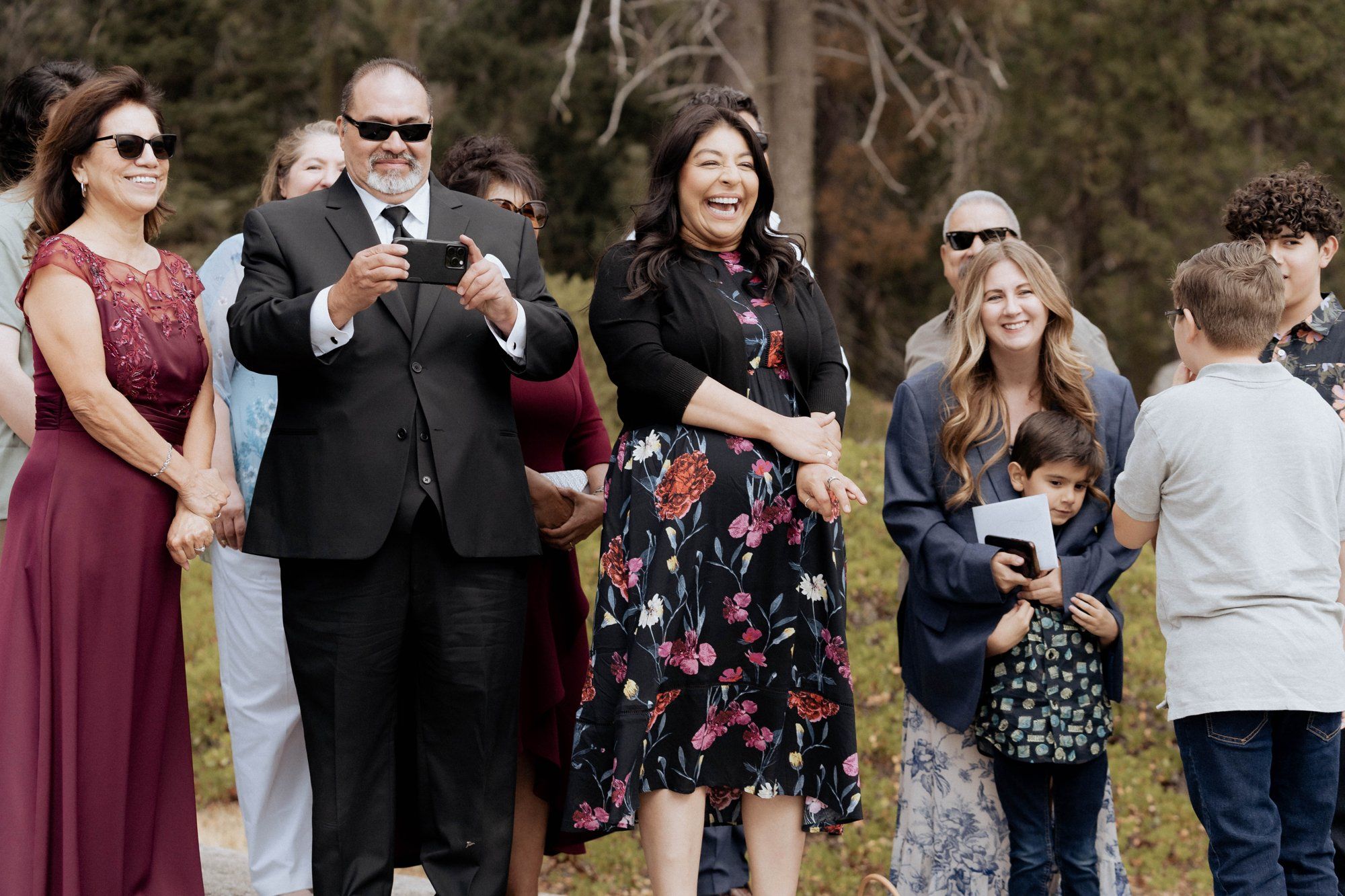 micro wedding in Sequoia National Park, A Sequoia Forest Ceremony on a Granite Overlook