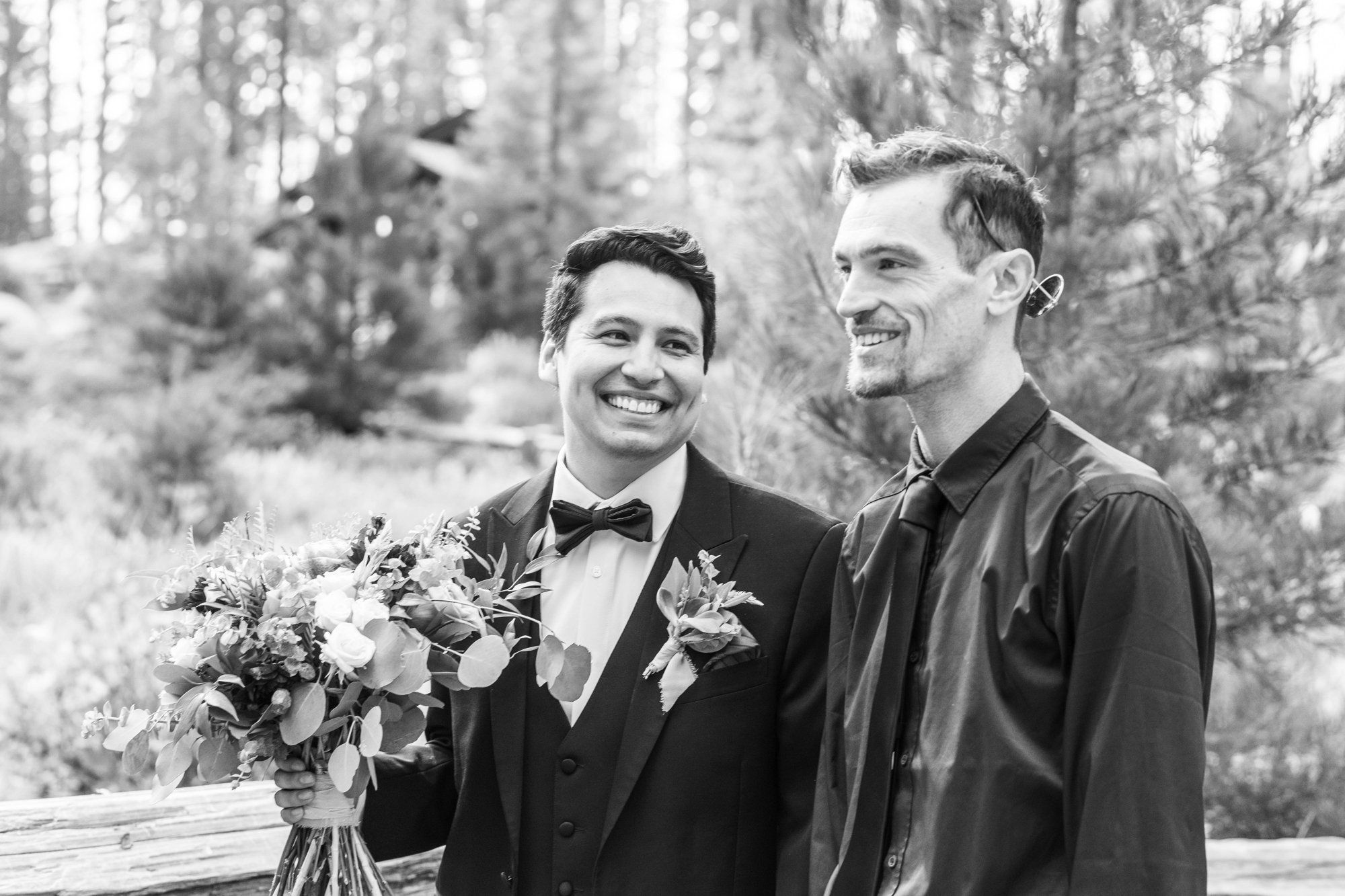micro wedding in Sequoia National Park, Family Among the Giant Trees